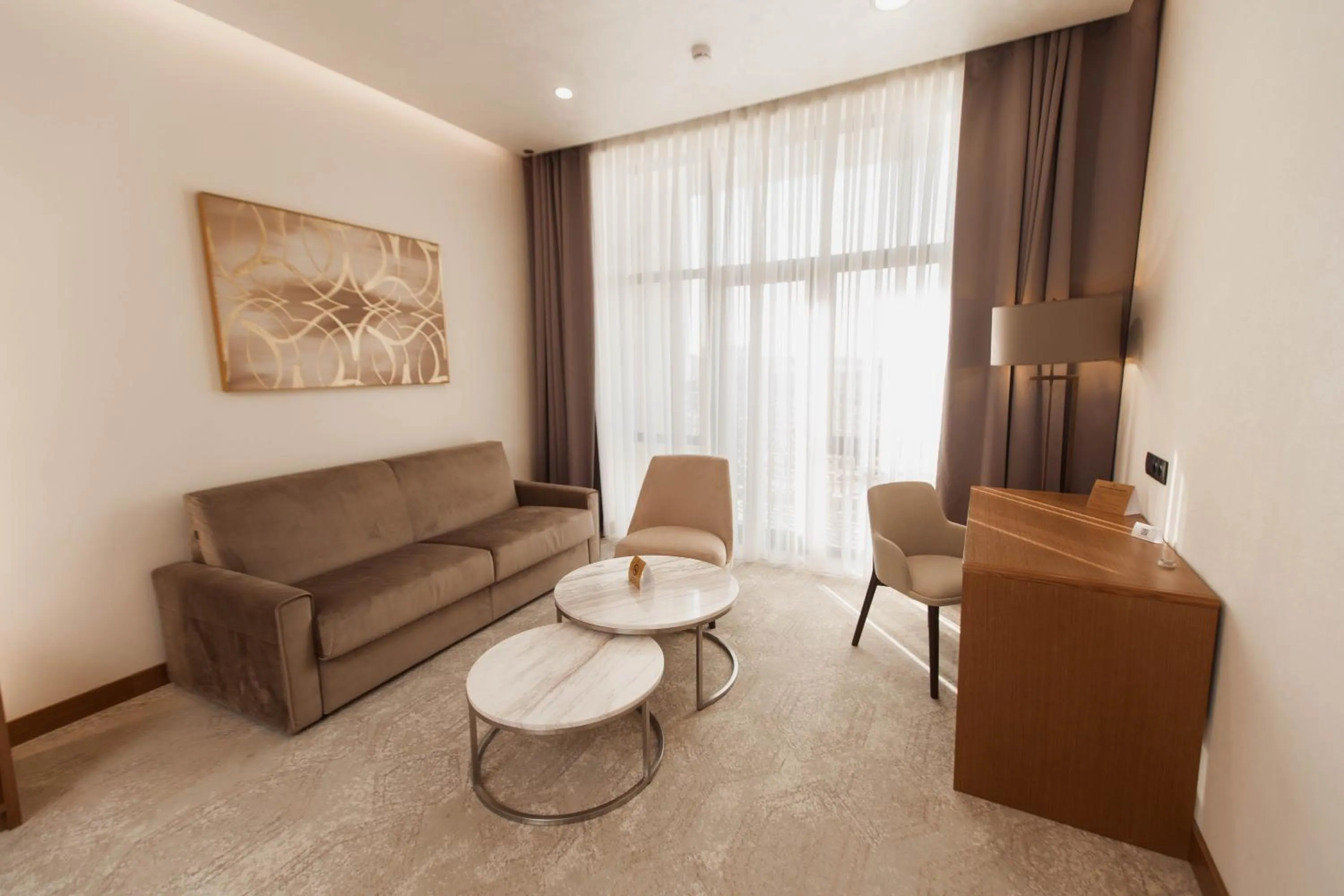 Living room in Farovon Khiva Hotel