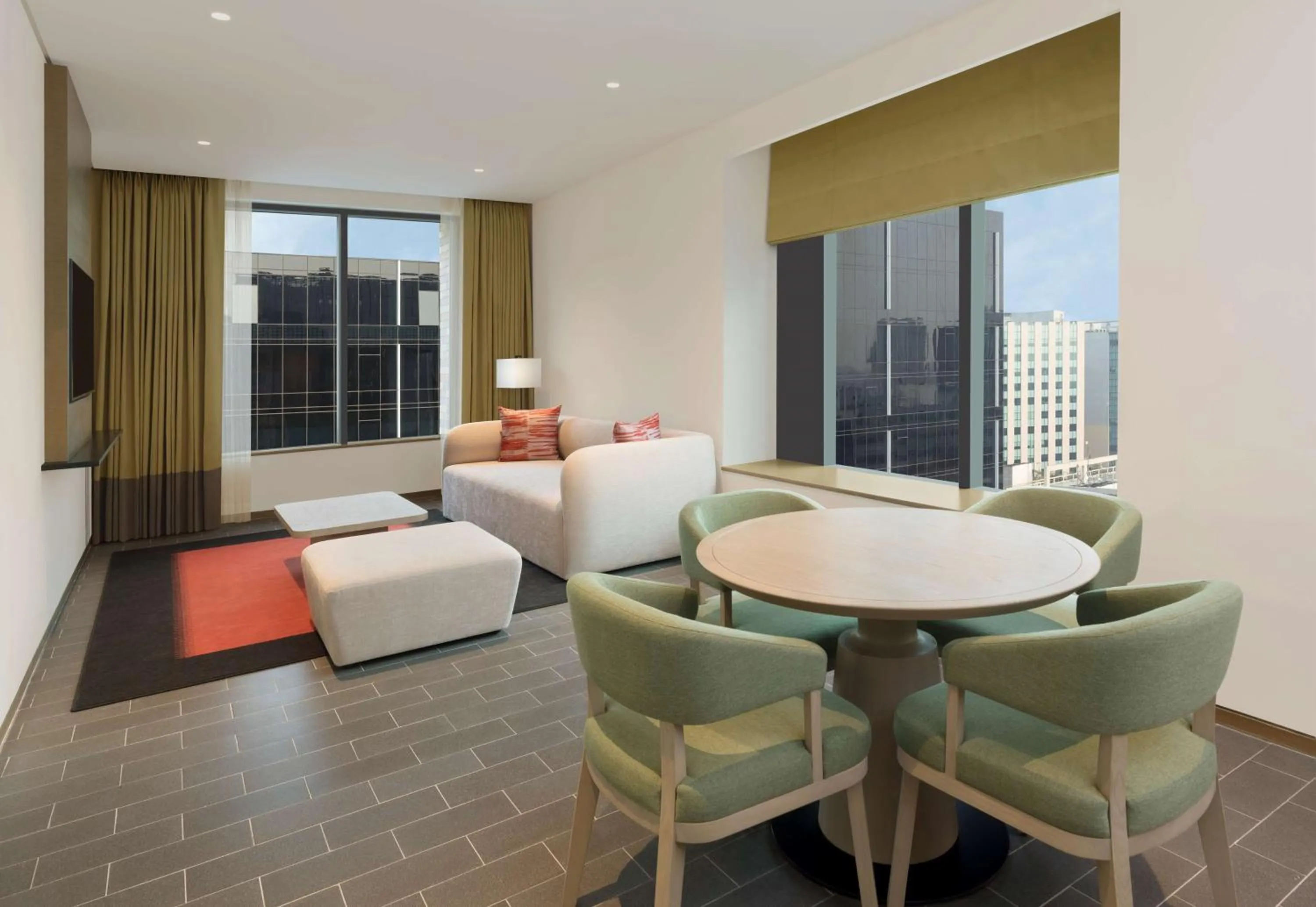 Living room in Hilton Garden Inn Bengaluru Embassy Manyata Business Park