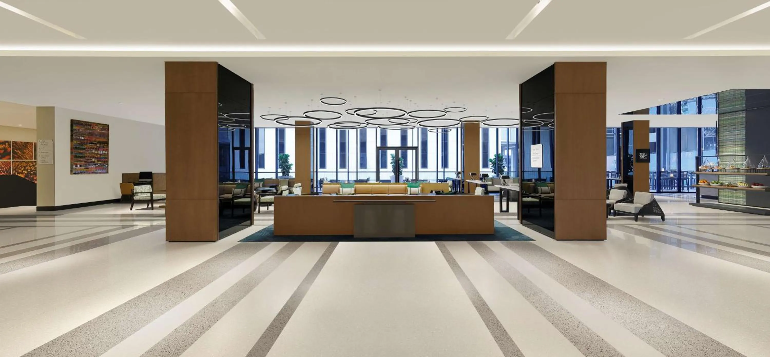 Lobby or reception in Hilton Garden Inn Bengaluru Embassy Manyata Business Park