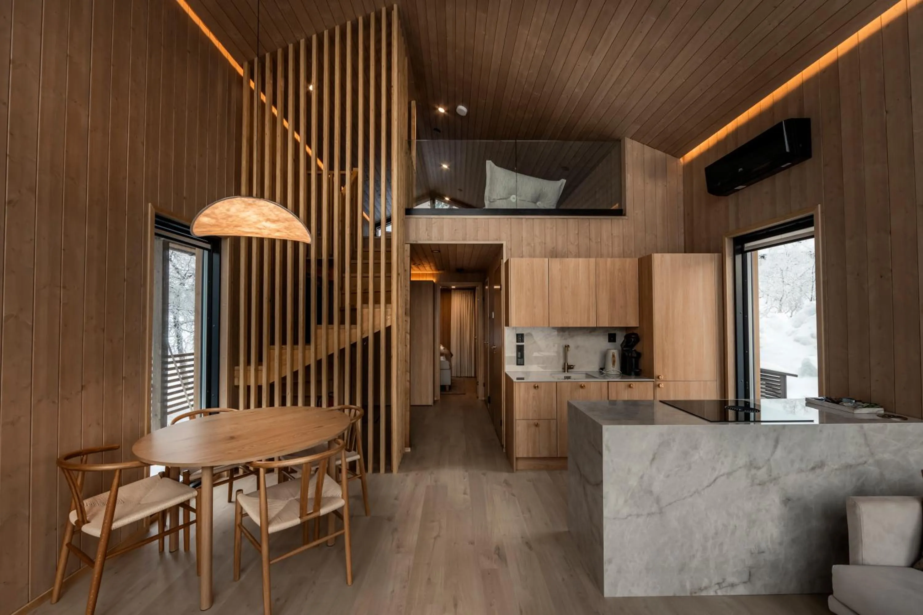 Seating area in Aurora Collection