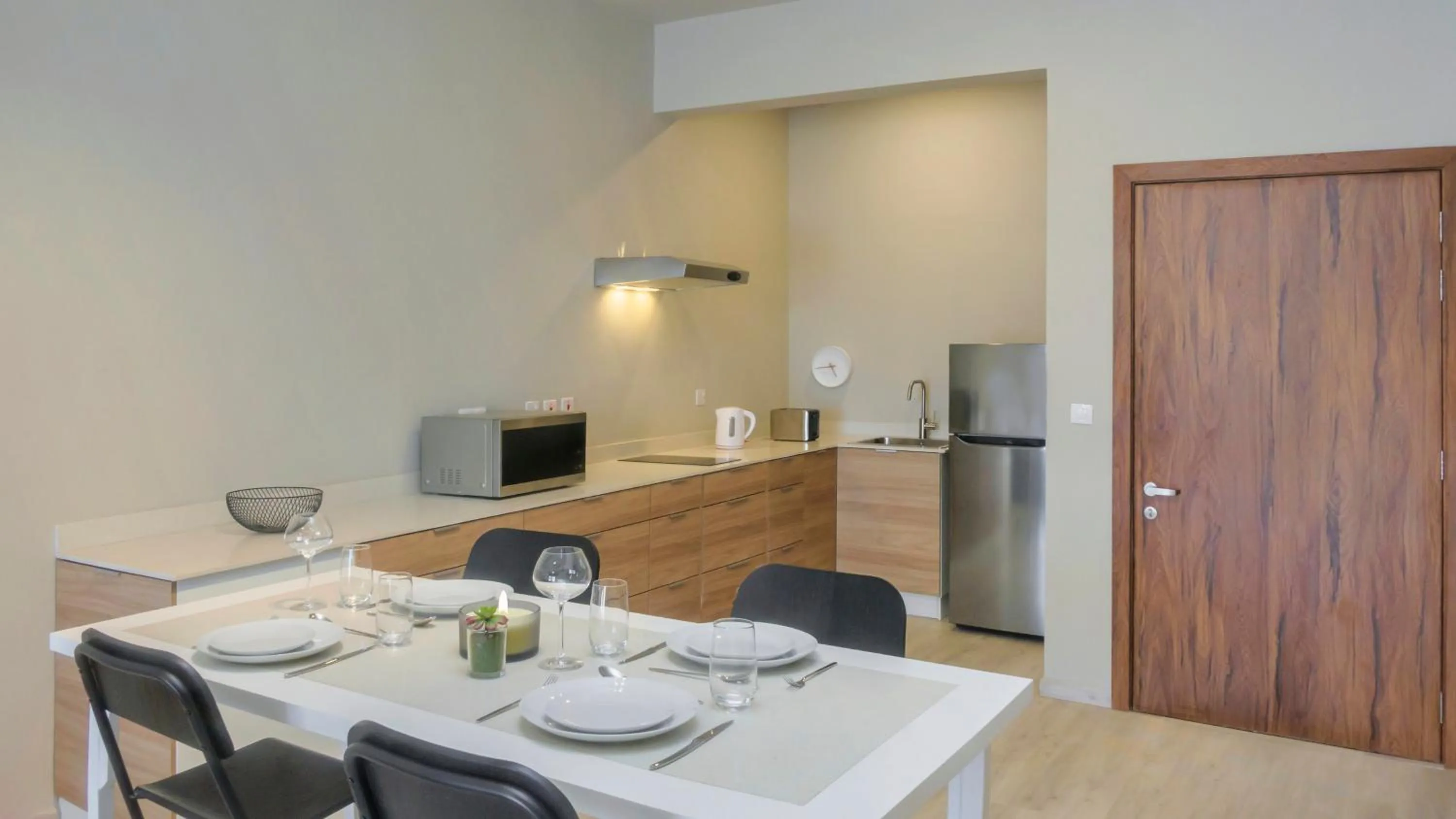 Kitchen or kitchenette in Royal Green Wellness Resort