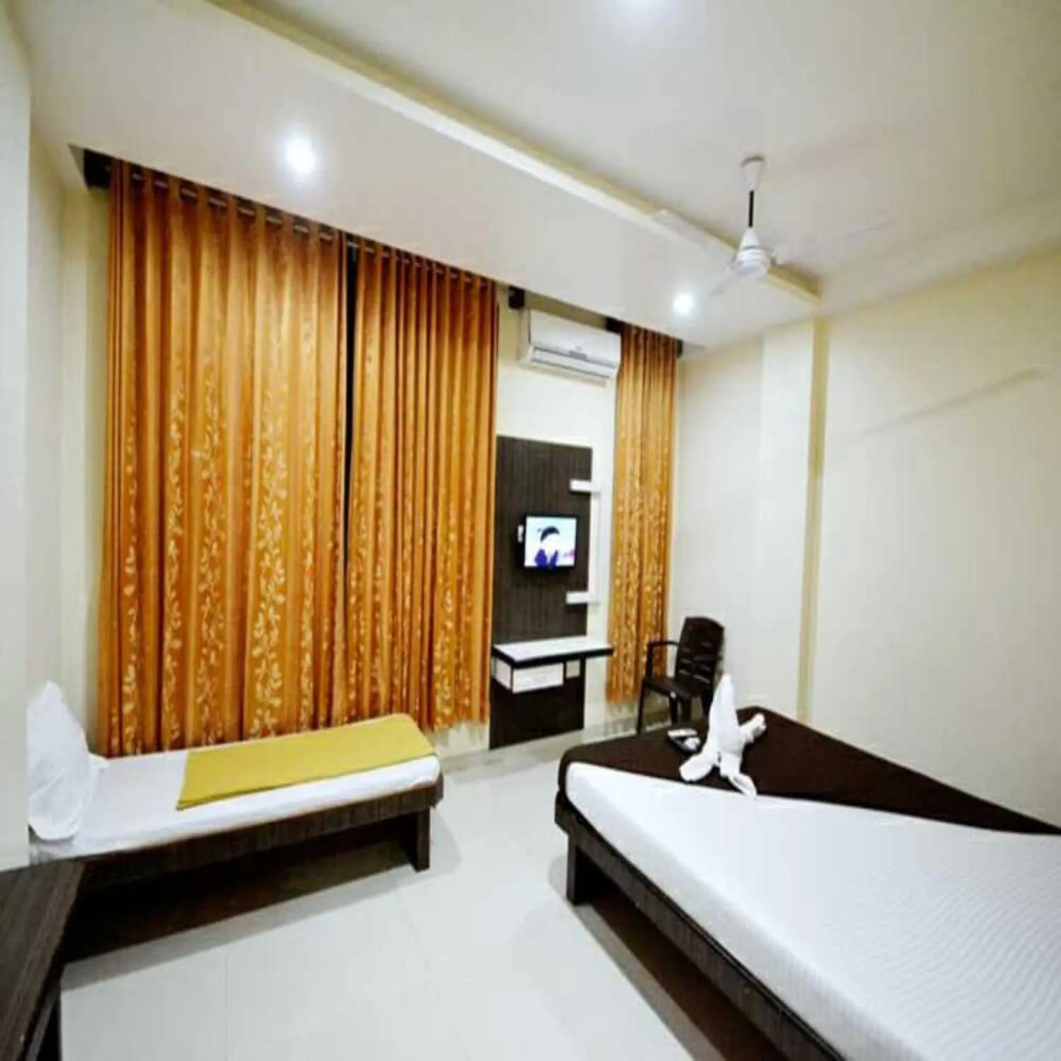 Bed in Hotel sai kanhaiya
