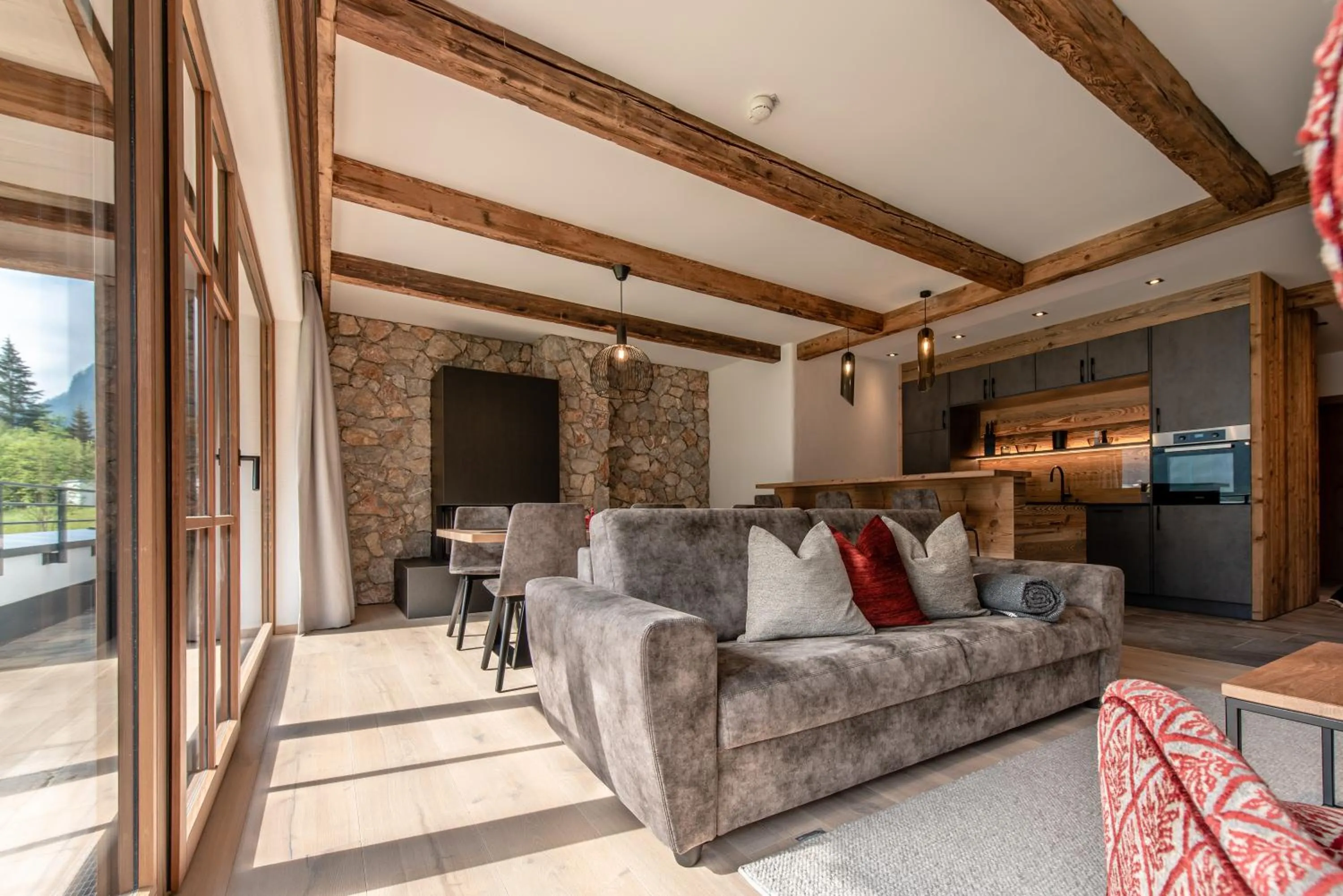 Balcony/Terrace in Natursinn Mountainchalets