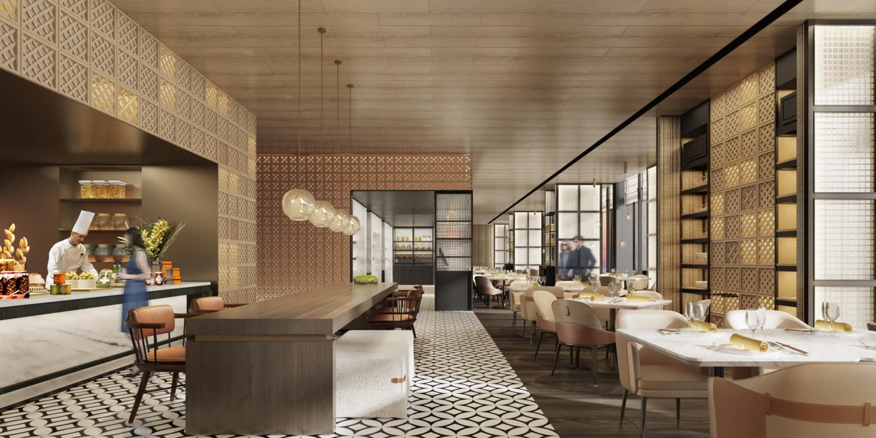 Restaurant/places to eat in Crowne Plaza Hohhot City Center