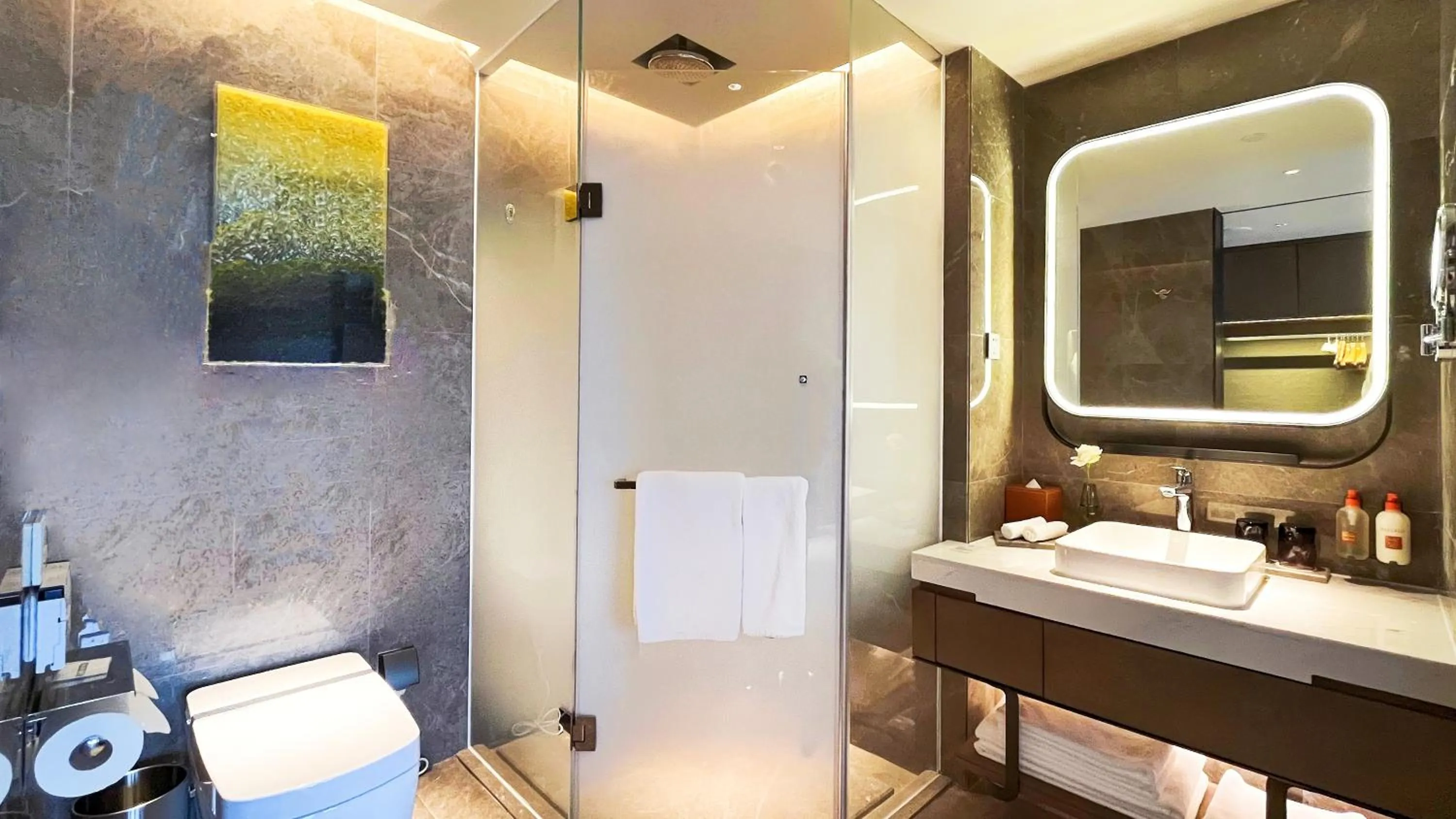 Toilet in Crowne Plaza Hohhot City Center