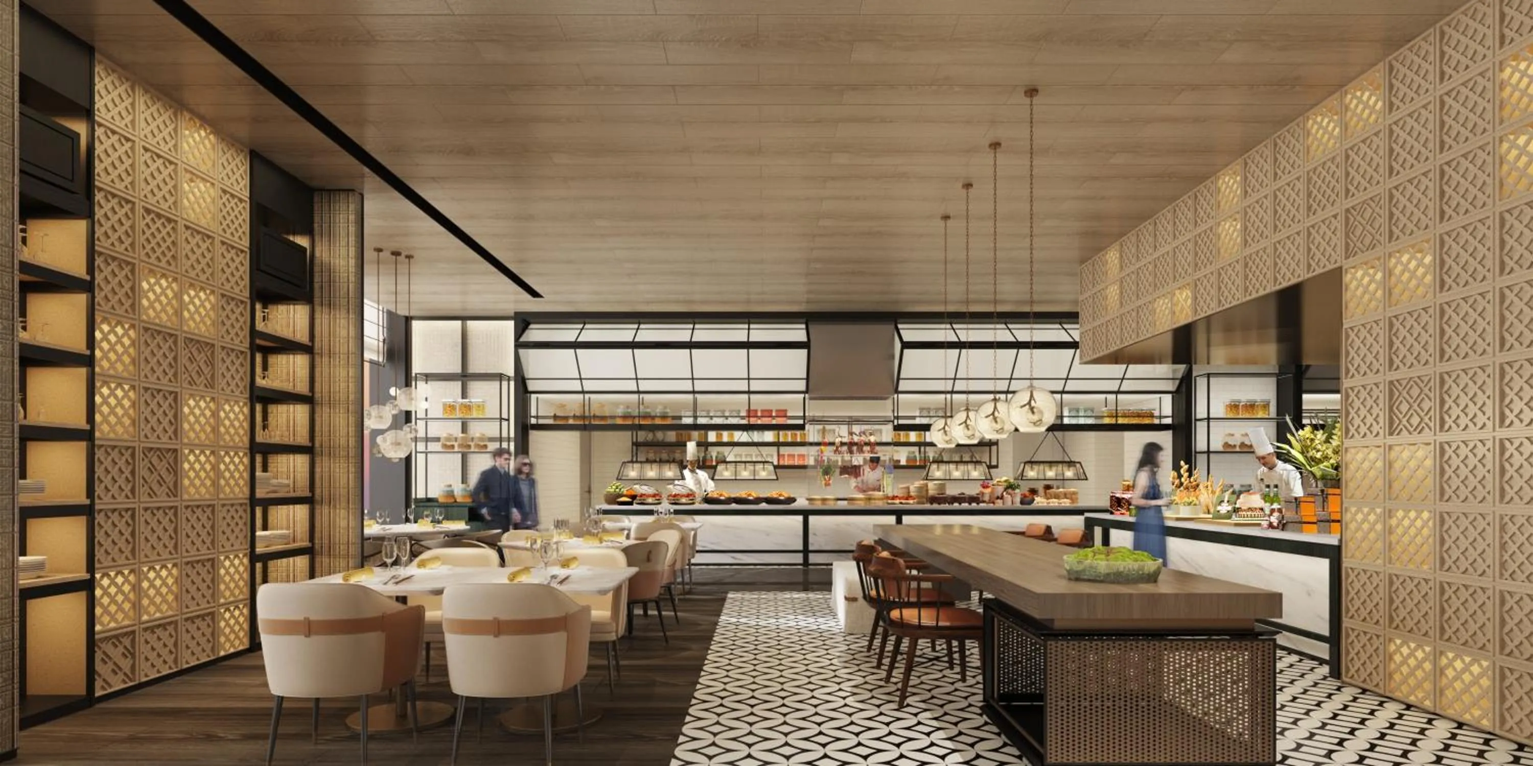 Restaurant/places to eat in Crowne Plaza Hohhot City Center