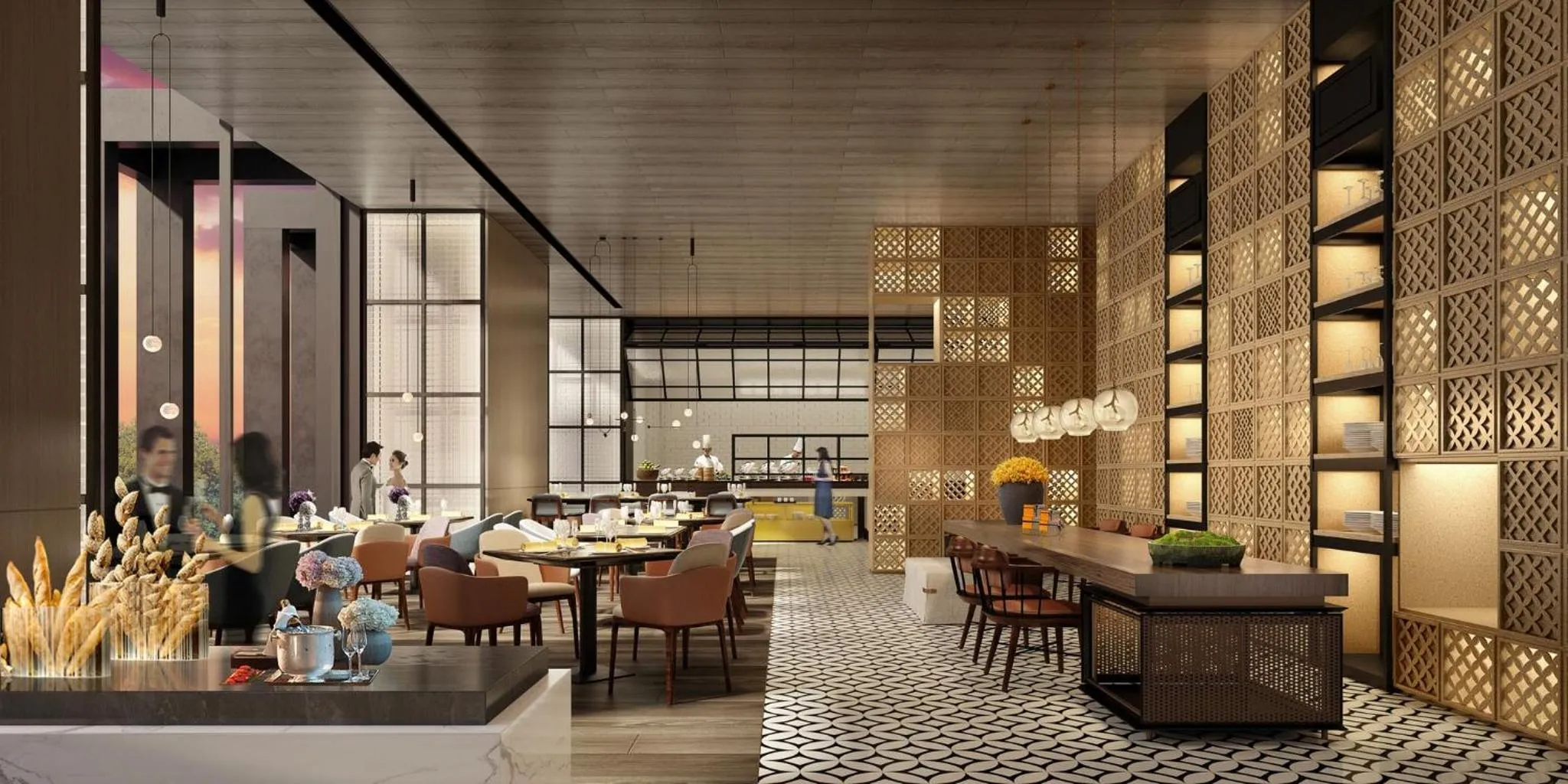 Restaurant/places to eat in Crowne Plaza Hohhot City Center