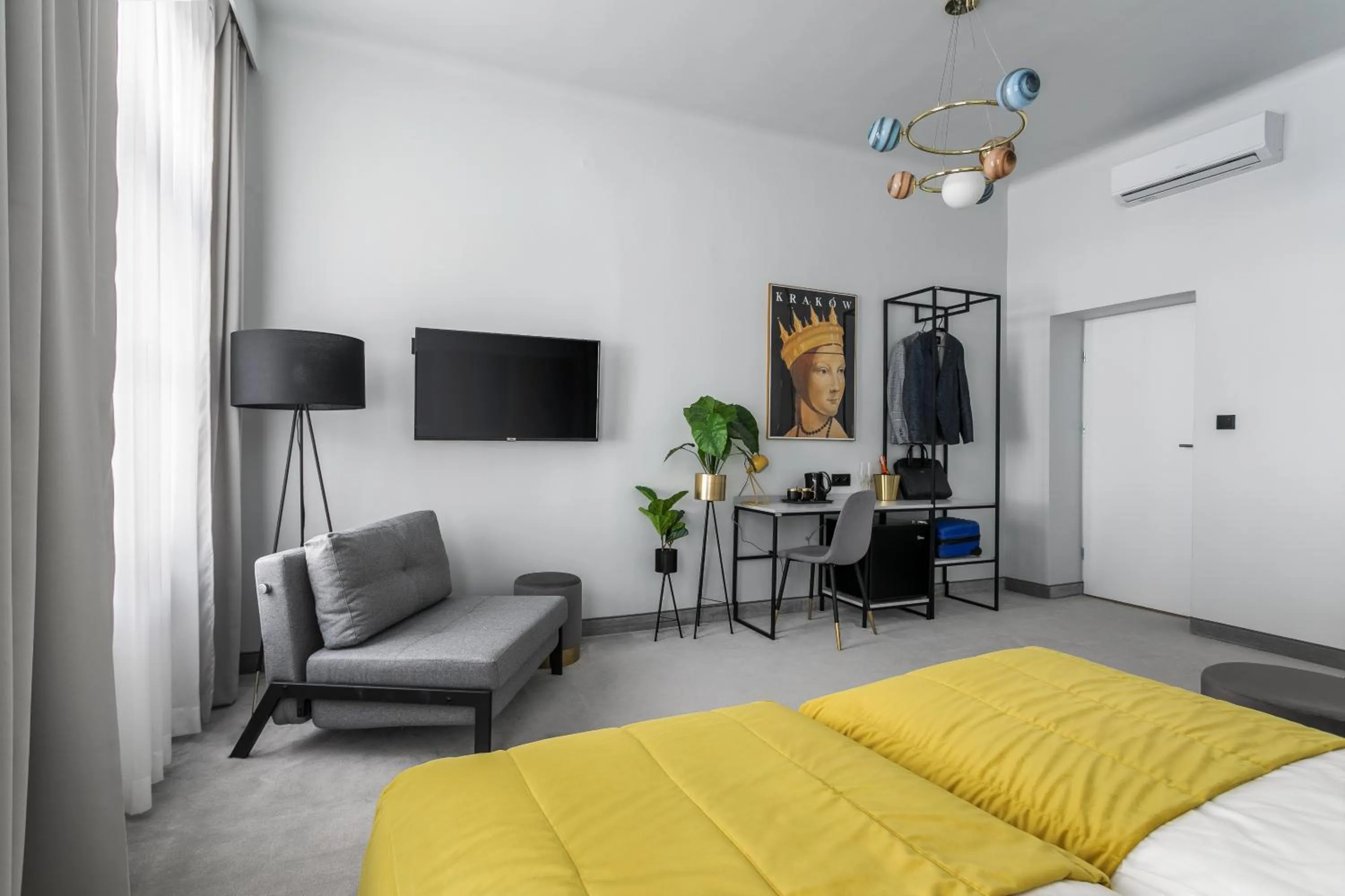 Seating area, Bed in Old Town Residence - Premium Aparthotel