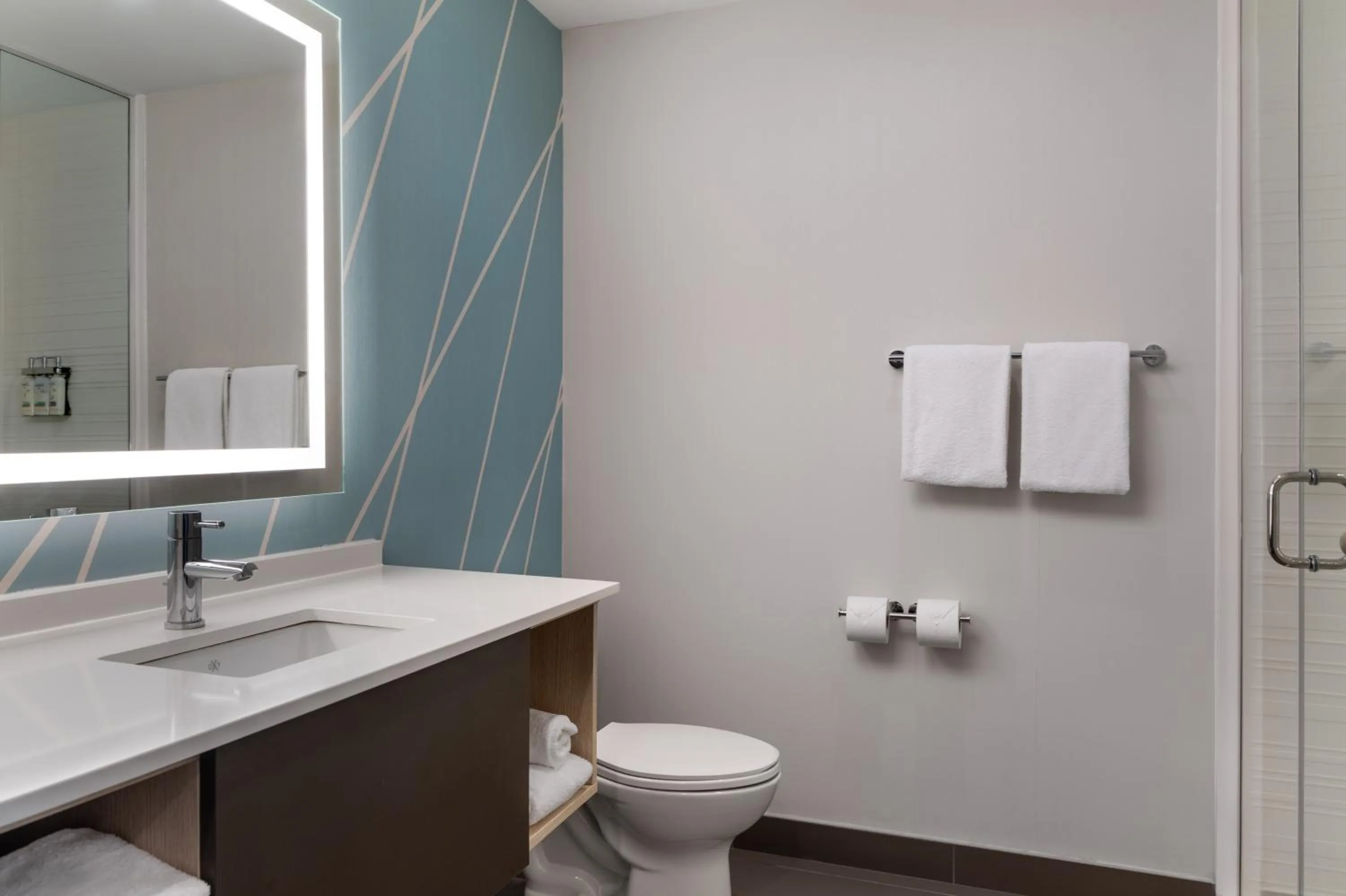 Bathroom in avid Hotel - Toronto - Vaughan Southwest by IHG