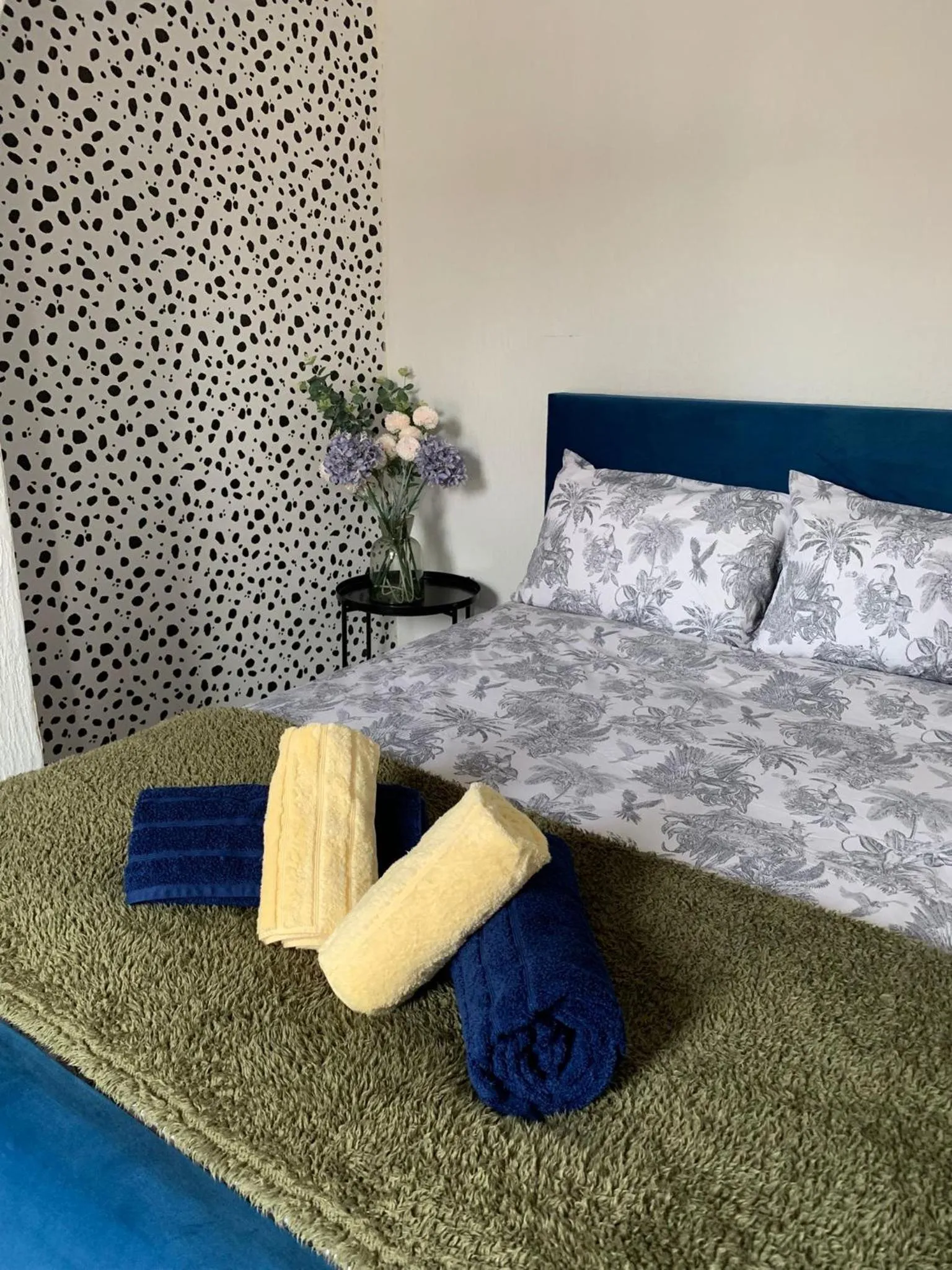 Bedroom, Bed in House of cosy dots