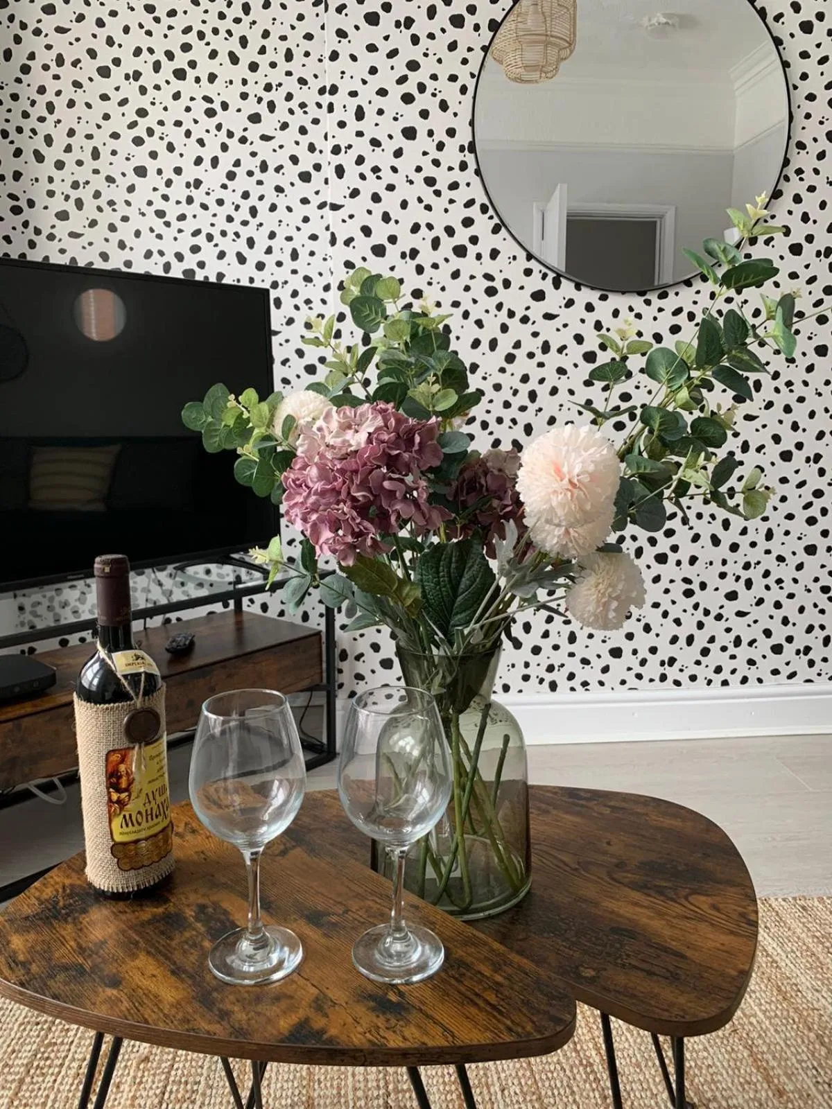 Living room in House of cosy dots