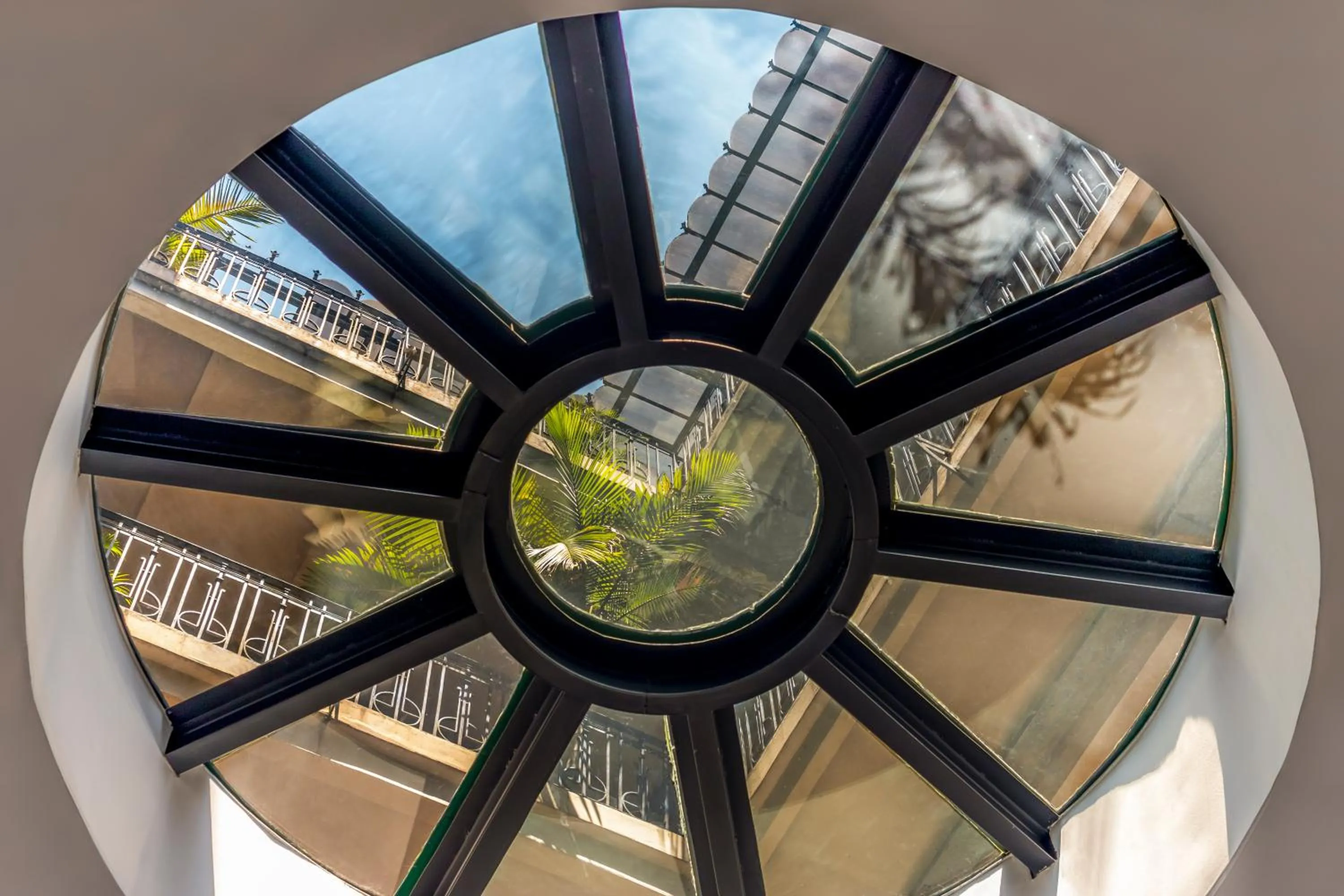Inner courtyard view in Up Tribeca
