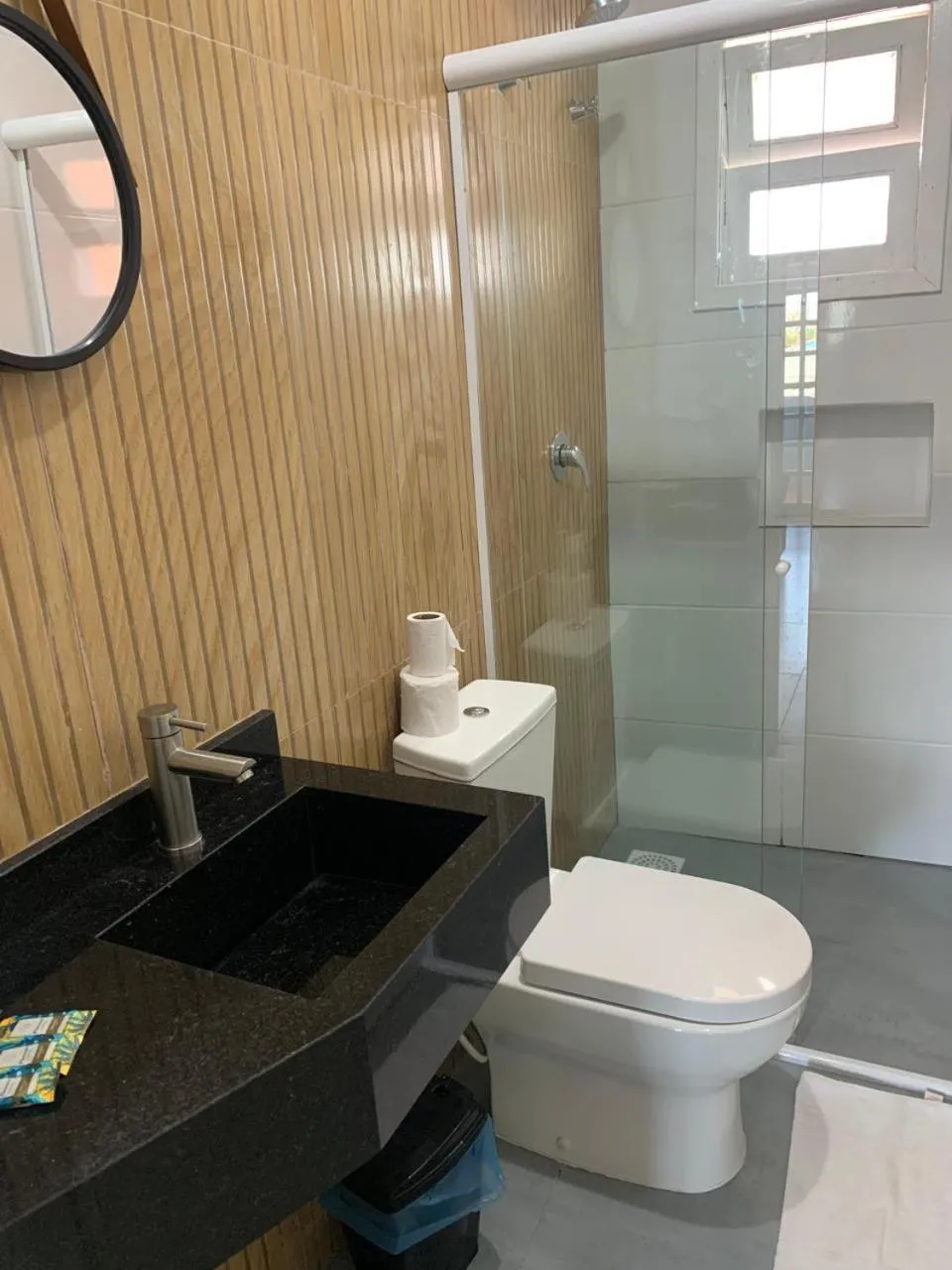 Shower in Pousada Portal da Praia