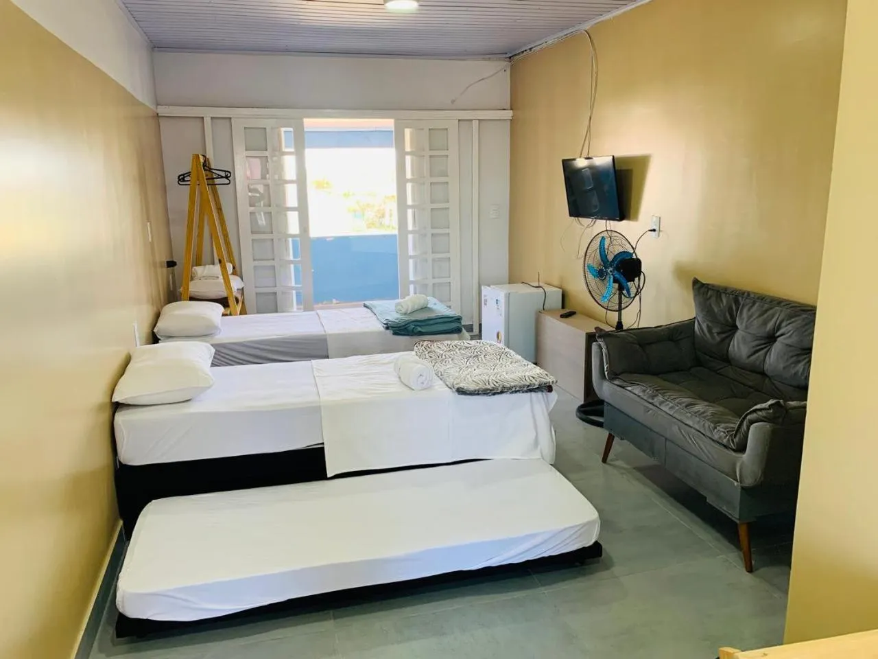 Bed in Pousada Portal da Praia