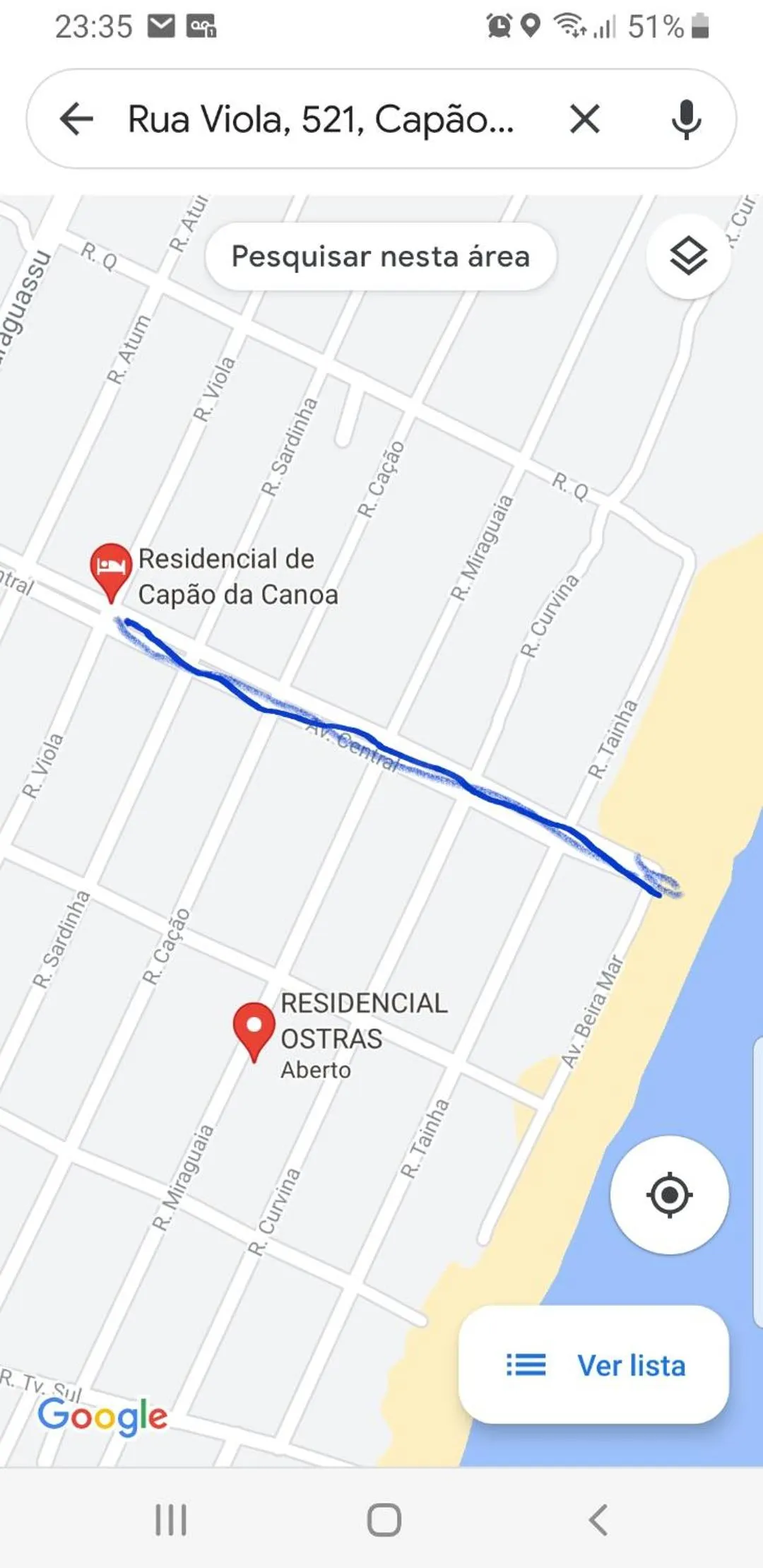 Bird's eye view in Pousada Portal da Praia