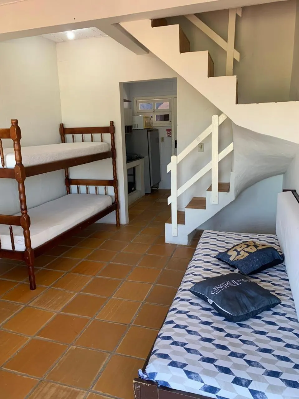 Living room, Bed in Pousada Portal da Praia