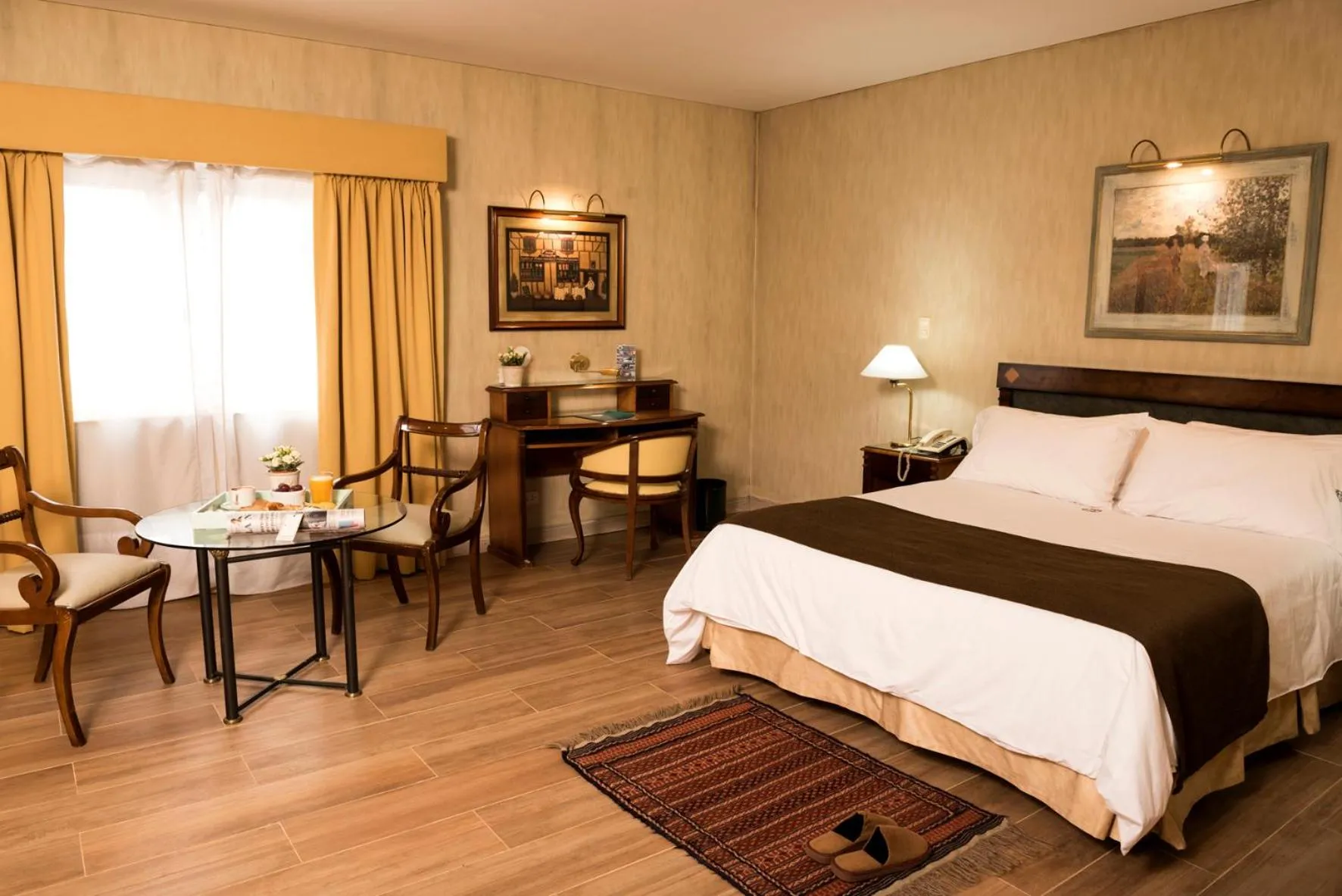 Bed in Mayflower Suites