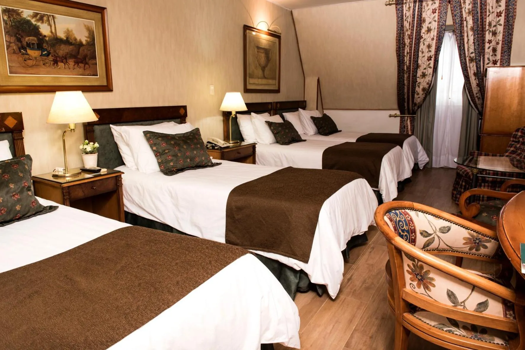 Bed in Mayflower Suites