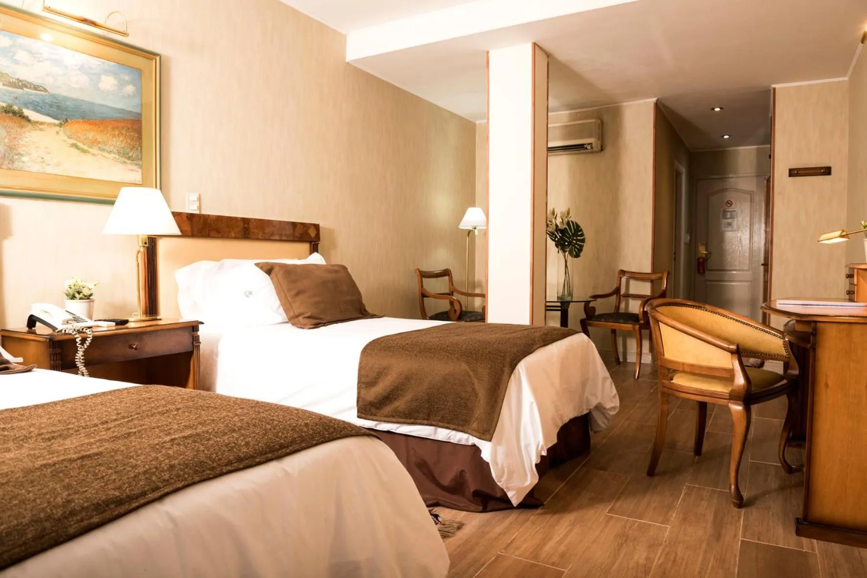 Bed in Mayflower Suites