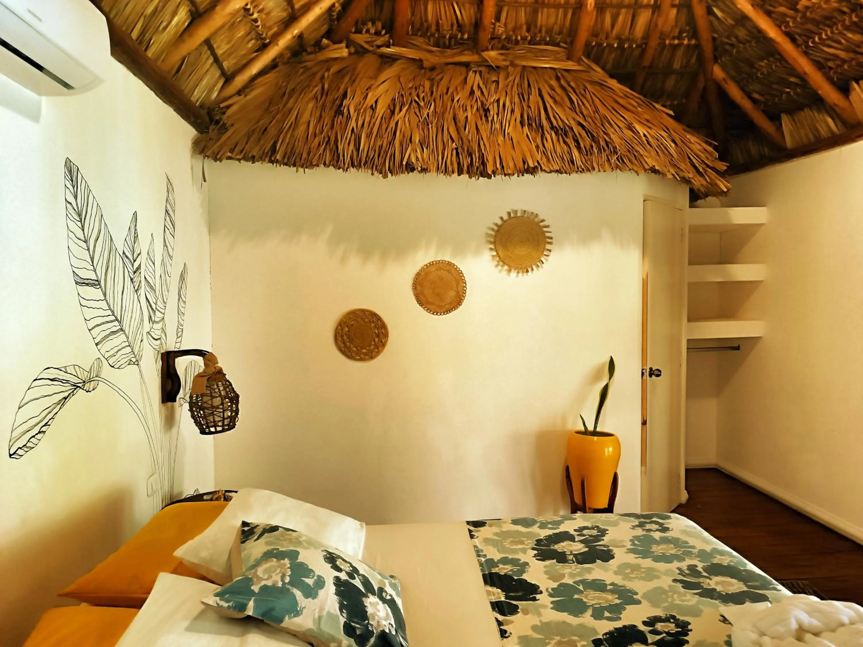 Bed in Hotel Cabañas Puesta del Sol