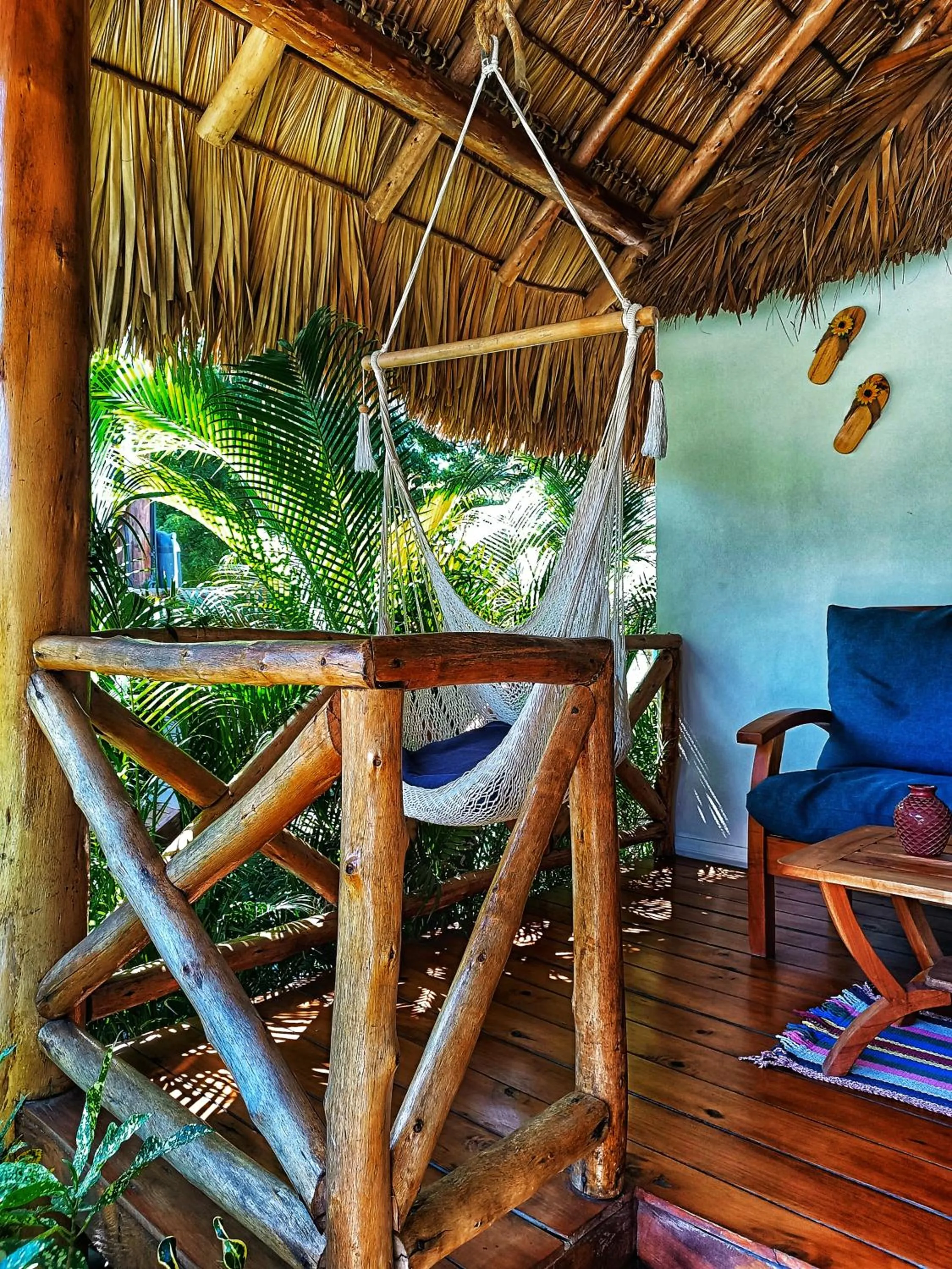 Balcony/Terrace in Hotel Cabañas Puesta del Sol