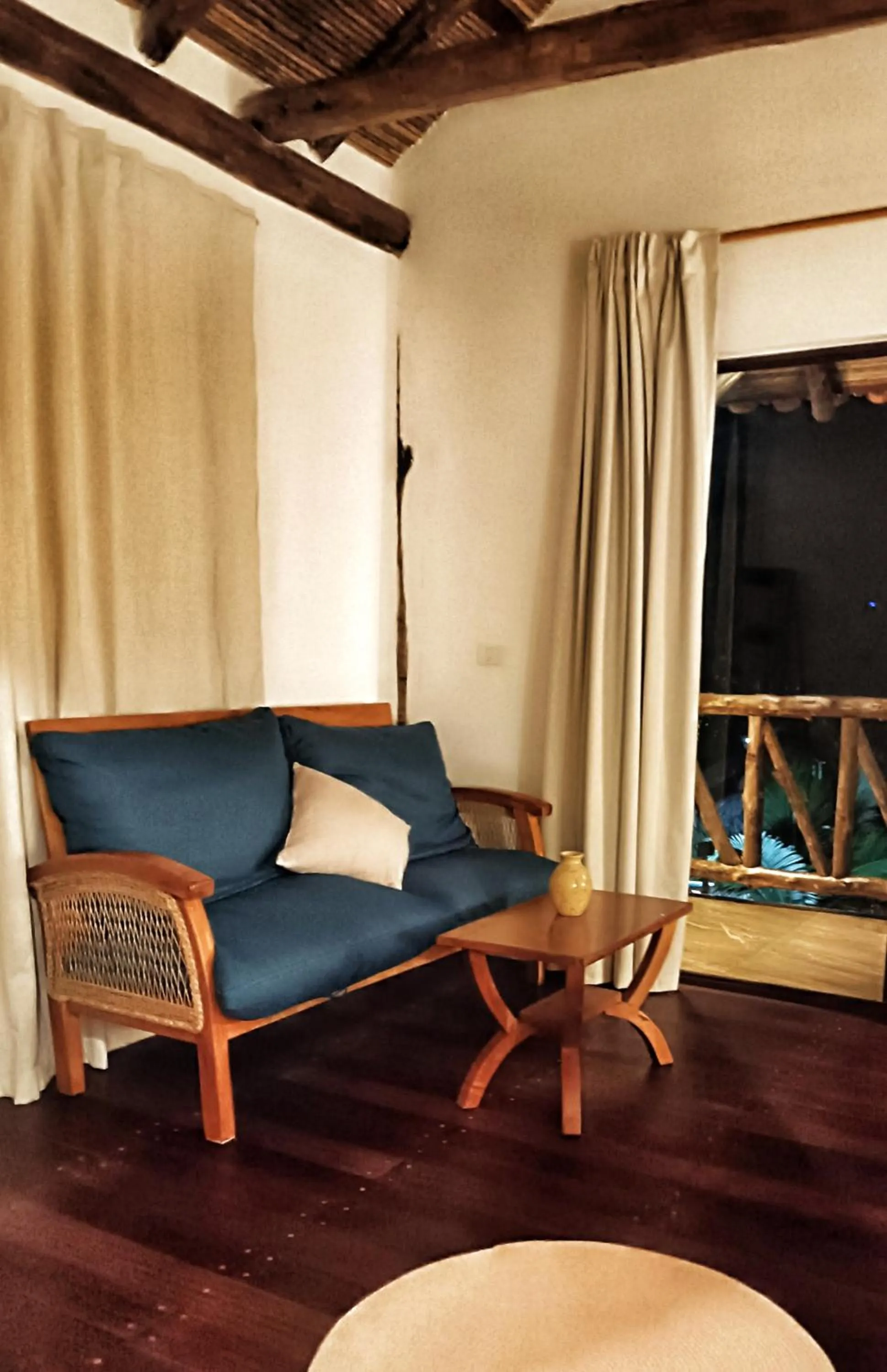 Bed in Hotel Cabañas Puesta del Sol