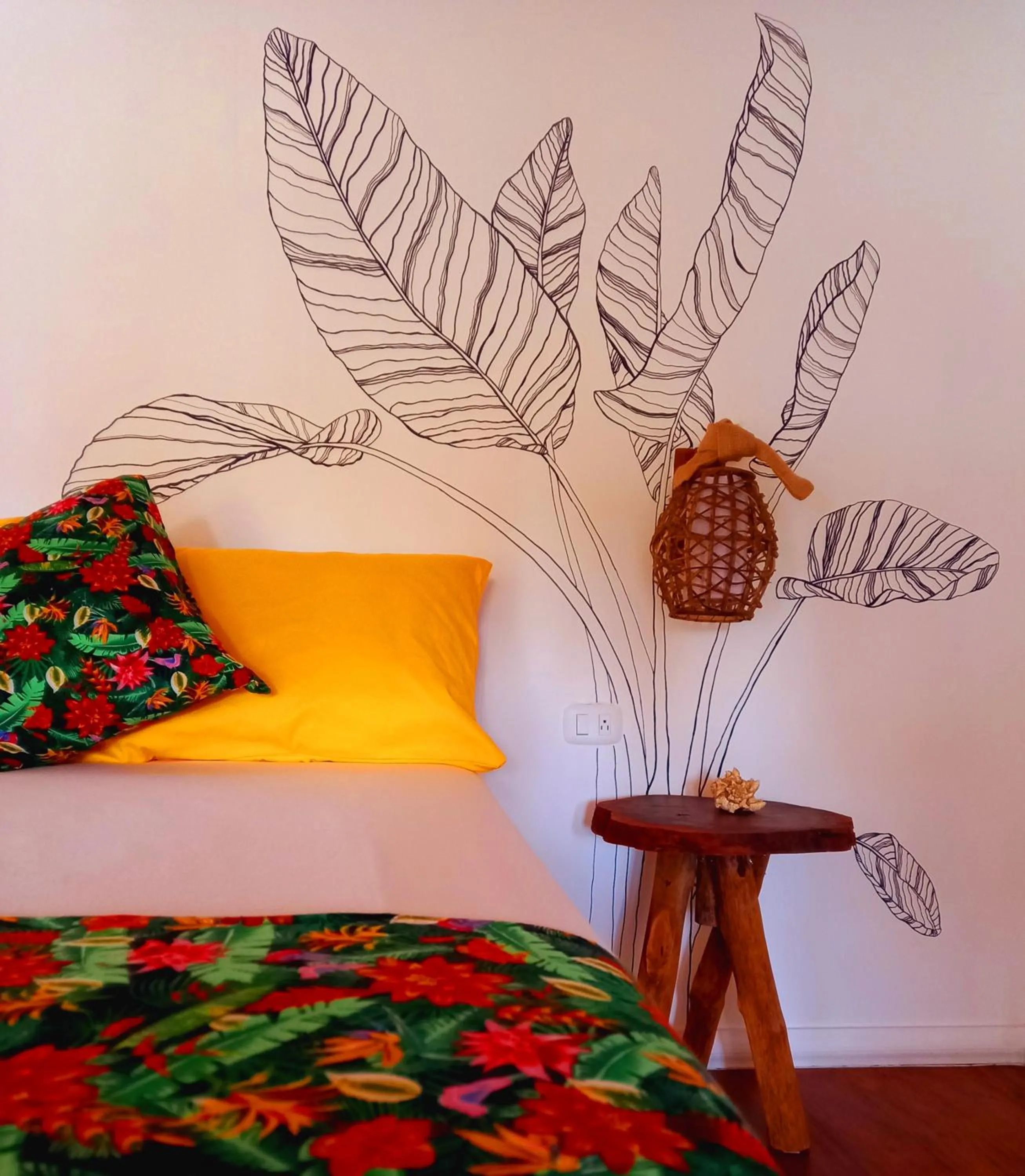 furniture, Bed in Hotel Cabañas Puesta del Sol