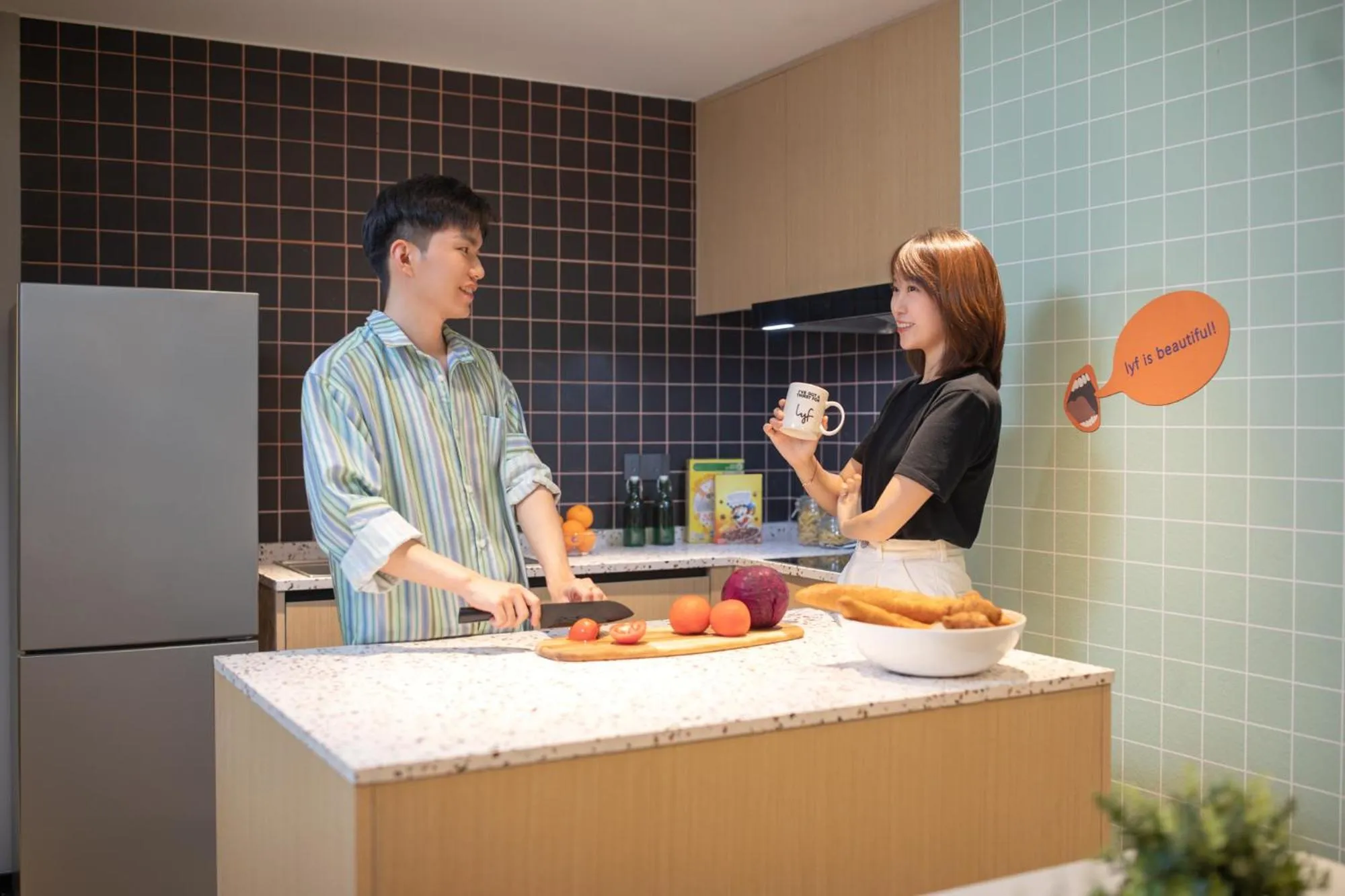 kitchen in lyf Mid-Town Hangzhou