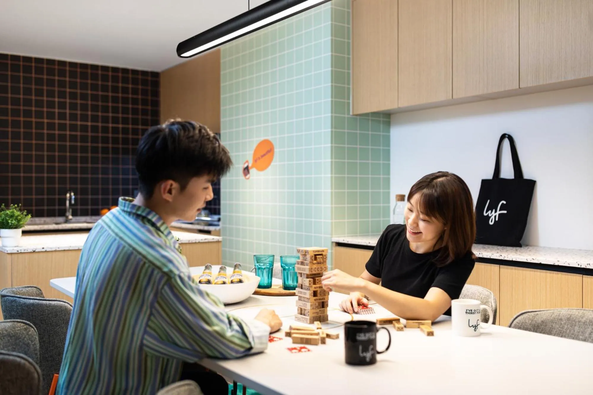 Living room in lyf Mid-Town Hangzhou