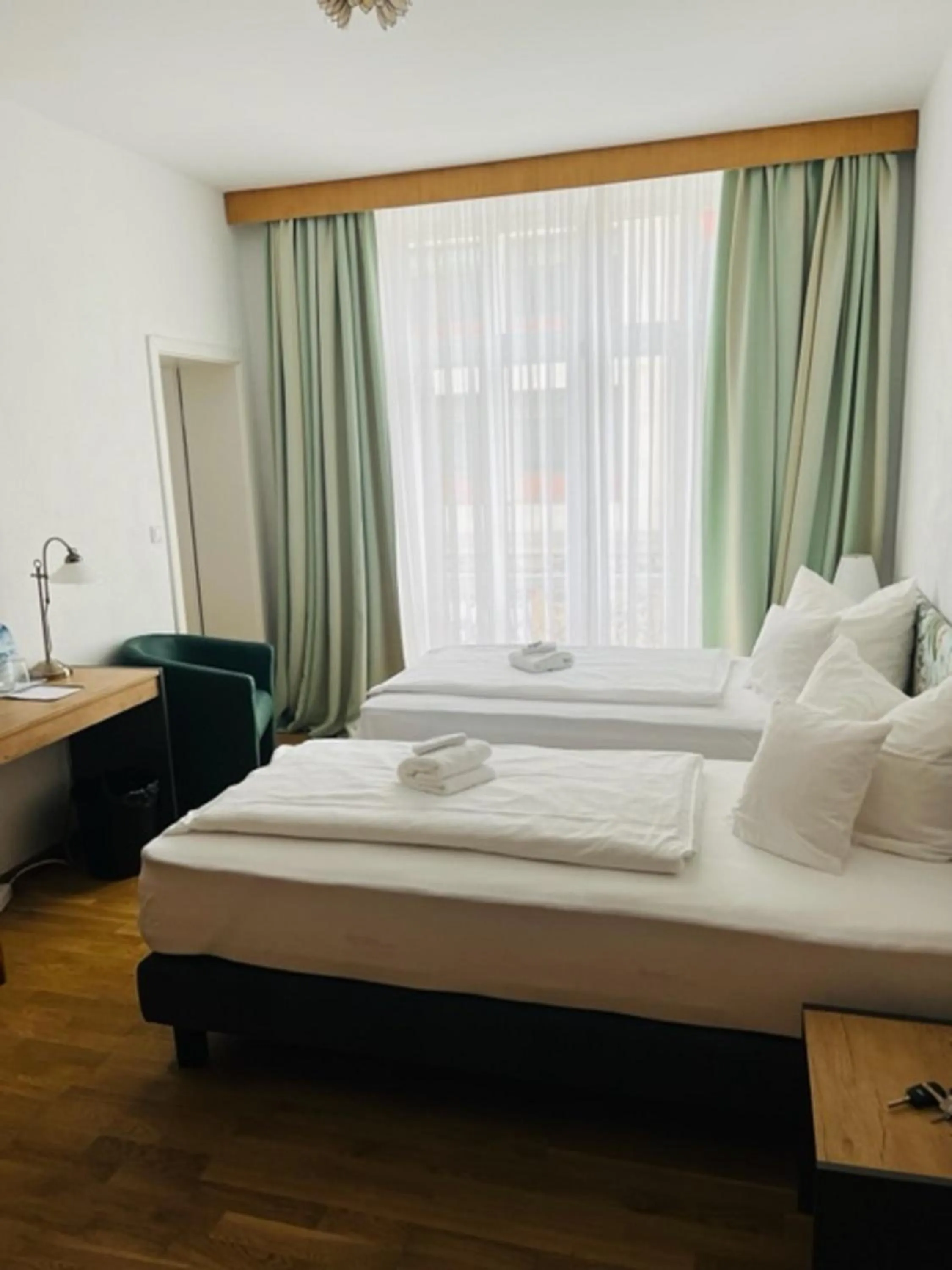 Bed in Hotel Wendelstein
