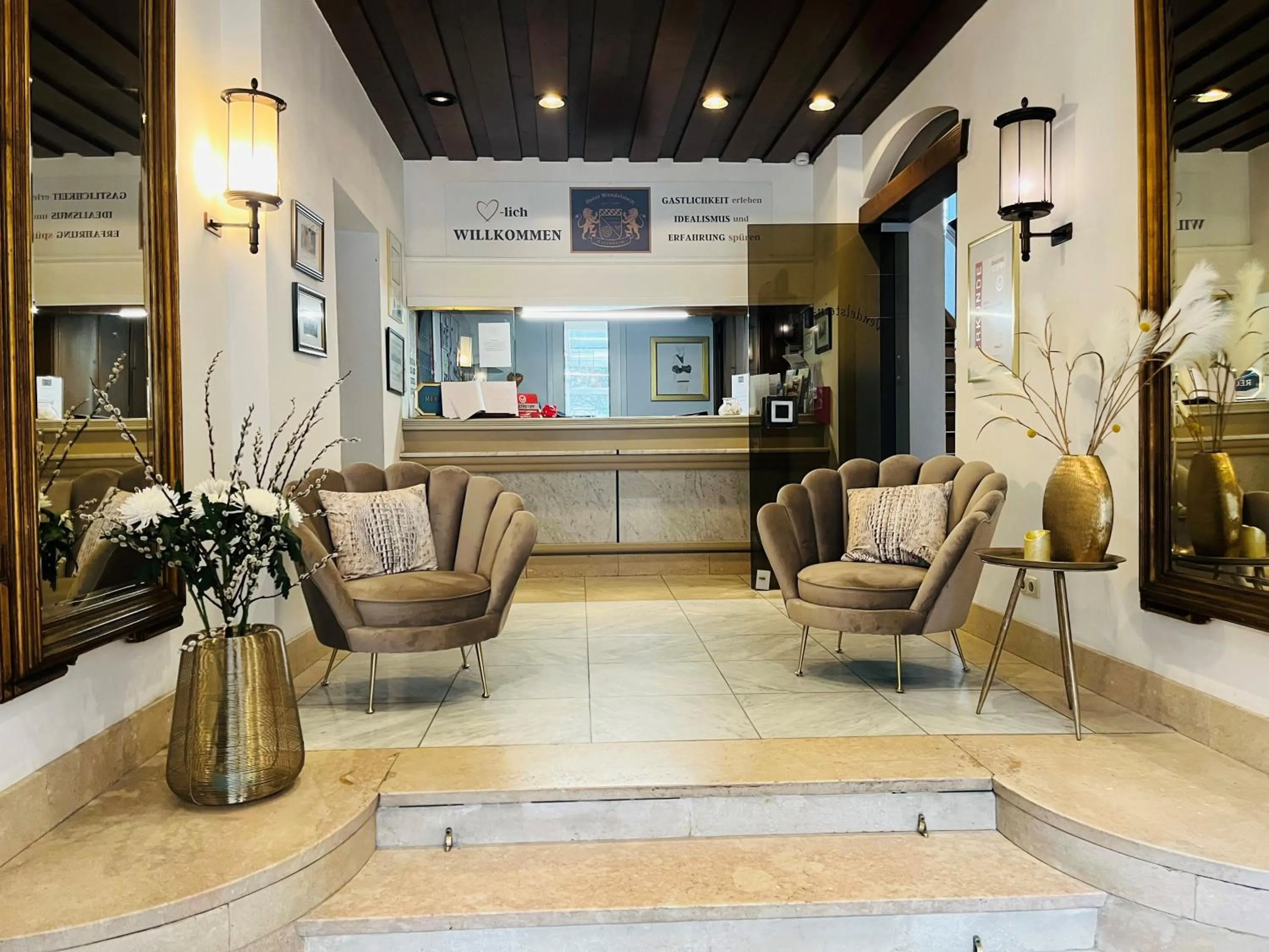 Lobby or reception in Hotel Wendelstein