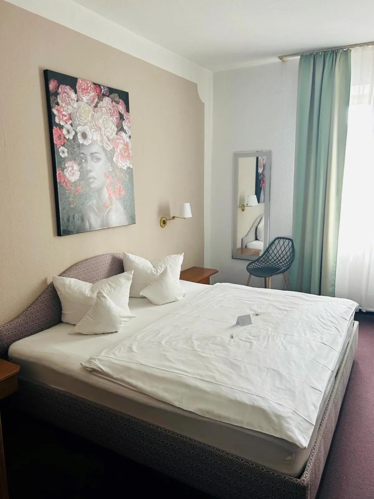 Bed in Hotel Wendelstein