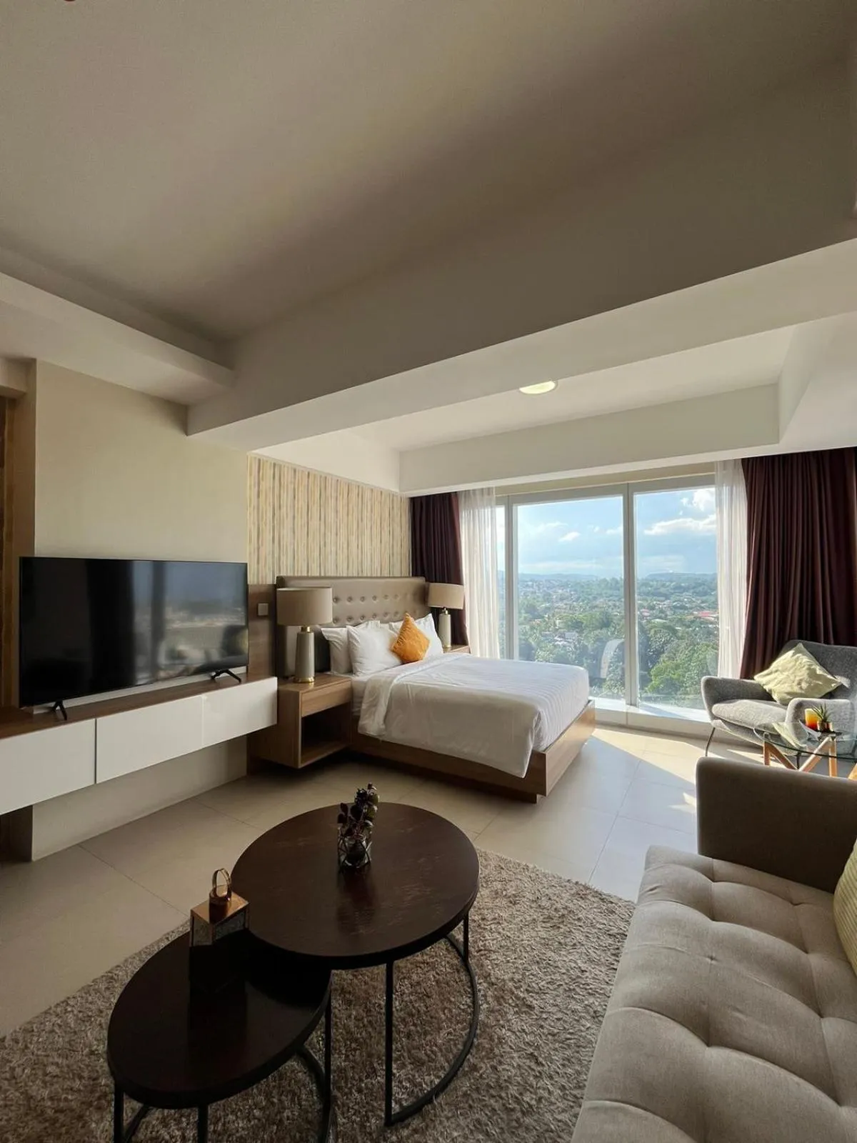 Bedroom, Bed in AEON SUITES Staycation