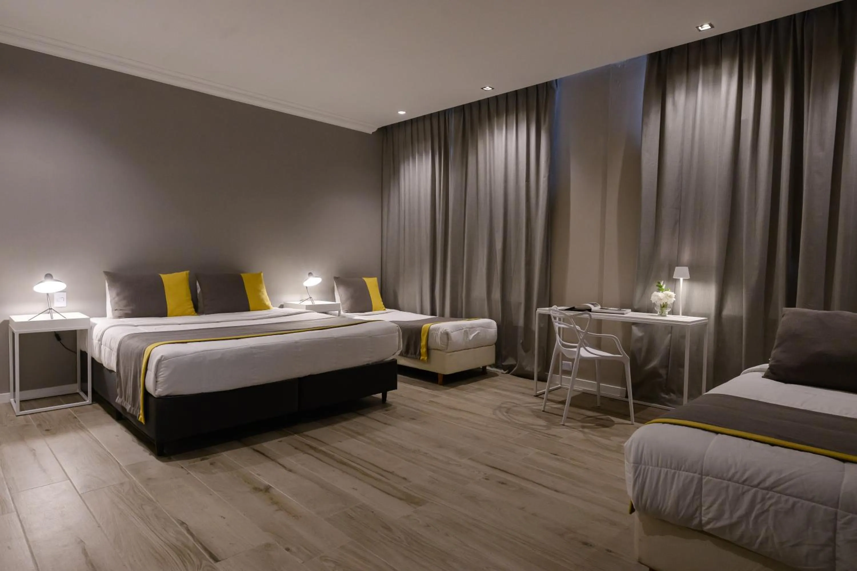 Bed in Midtown Boutique Hotel