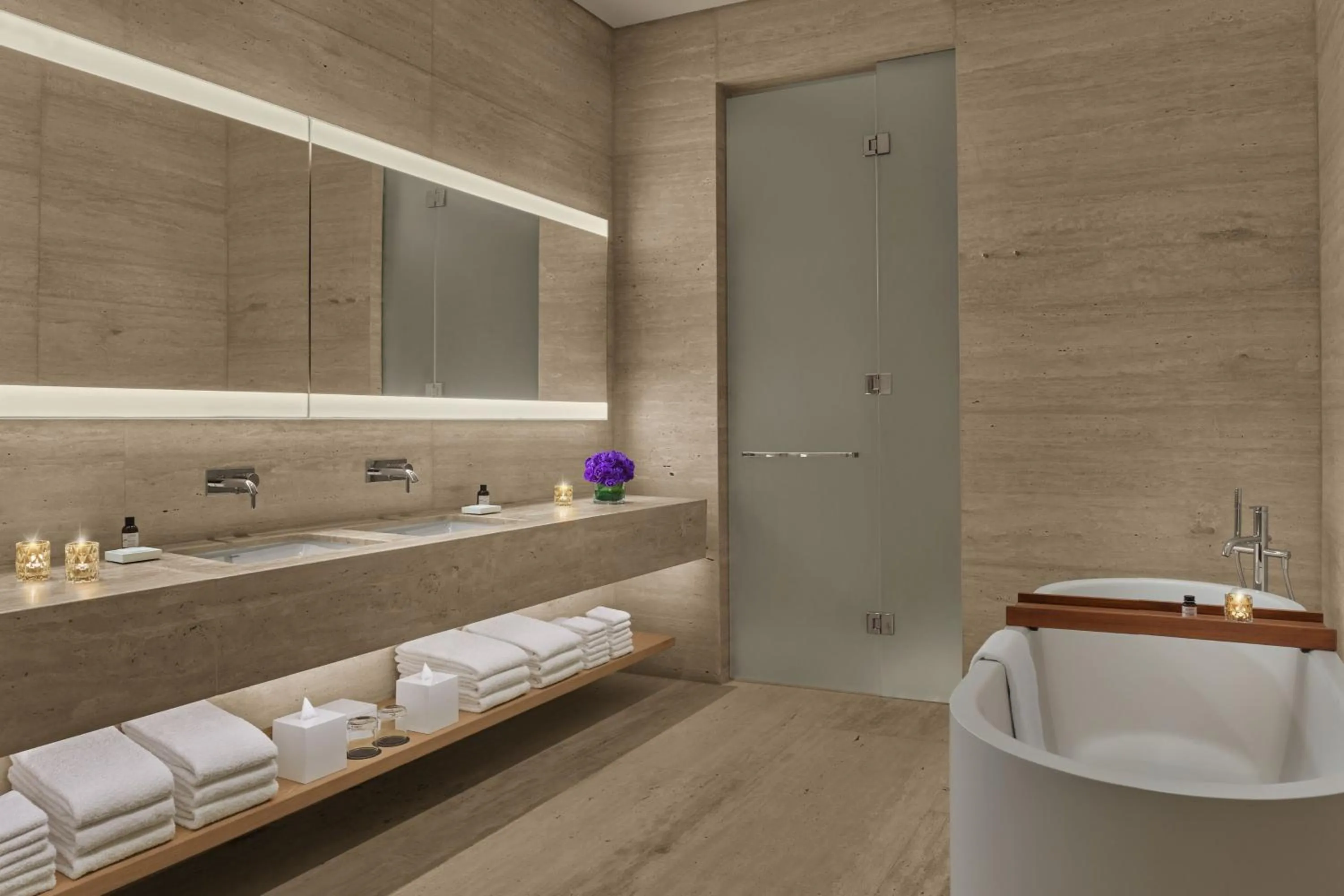 Bathroom in The Dubai EDITION