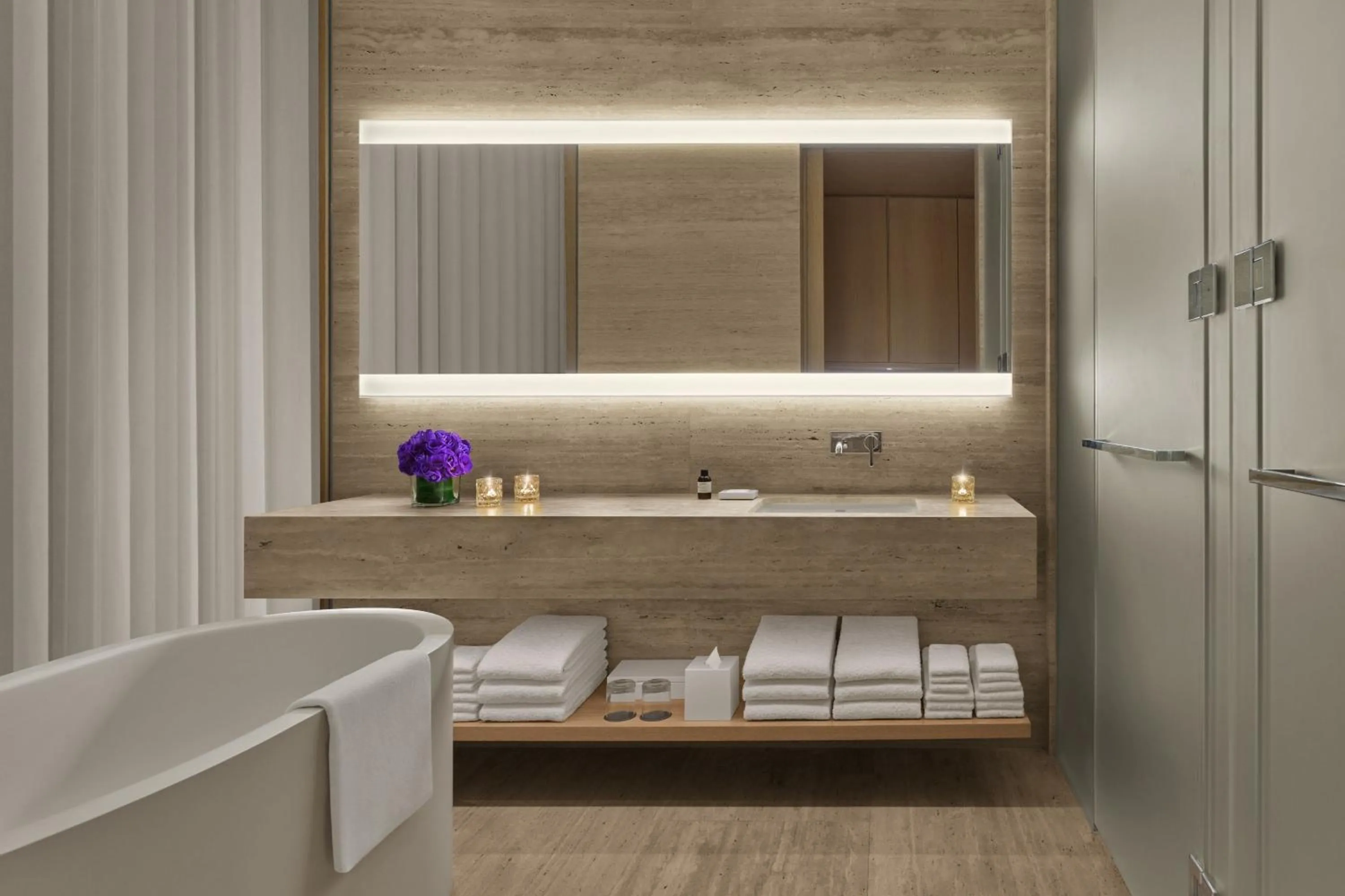 Bathroom in The Dubai EDITION