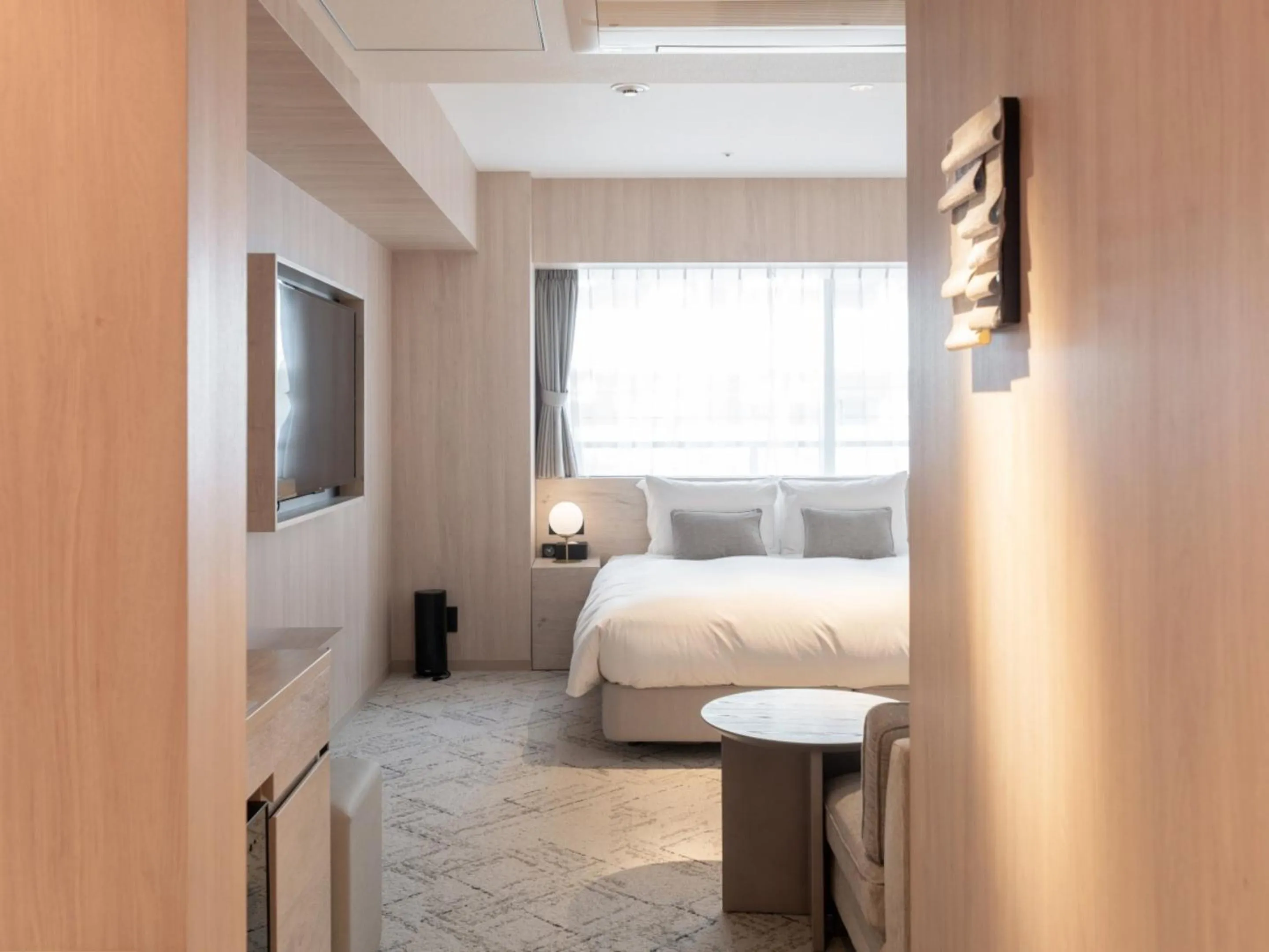 Photo of the whole room, Bed in HOTEL THE LEBEN OSAKA