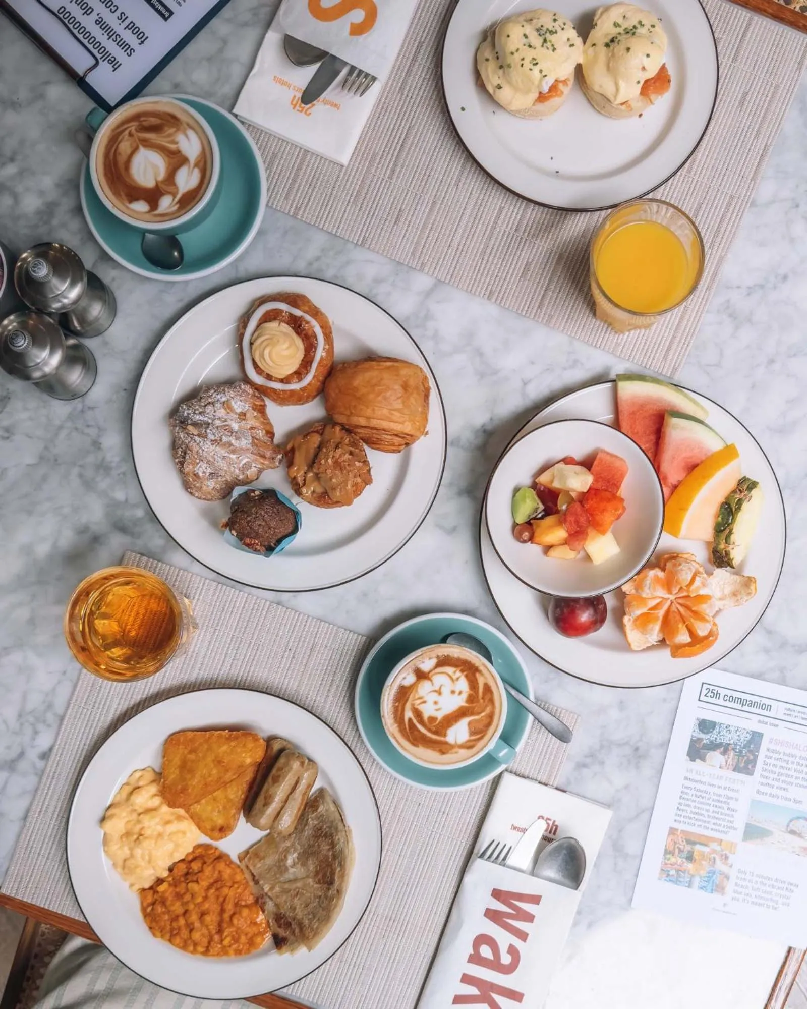 Breakfast in 25hours Hotel Dubai One Central