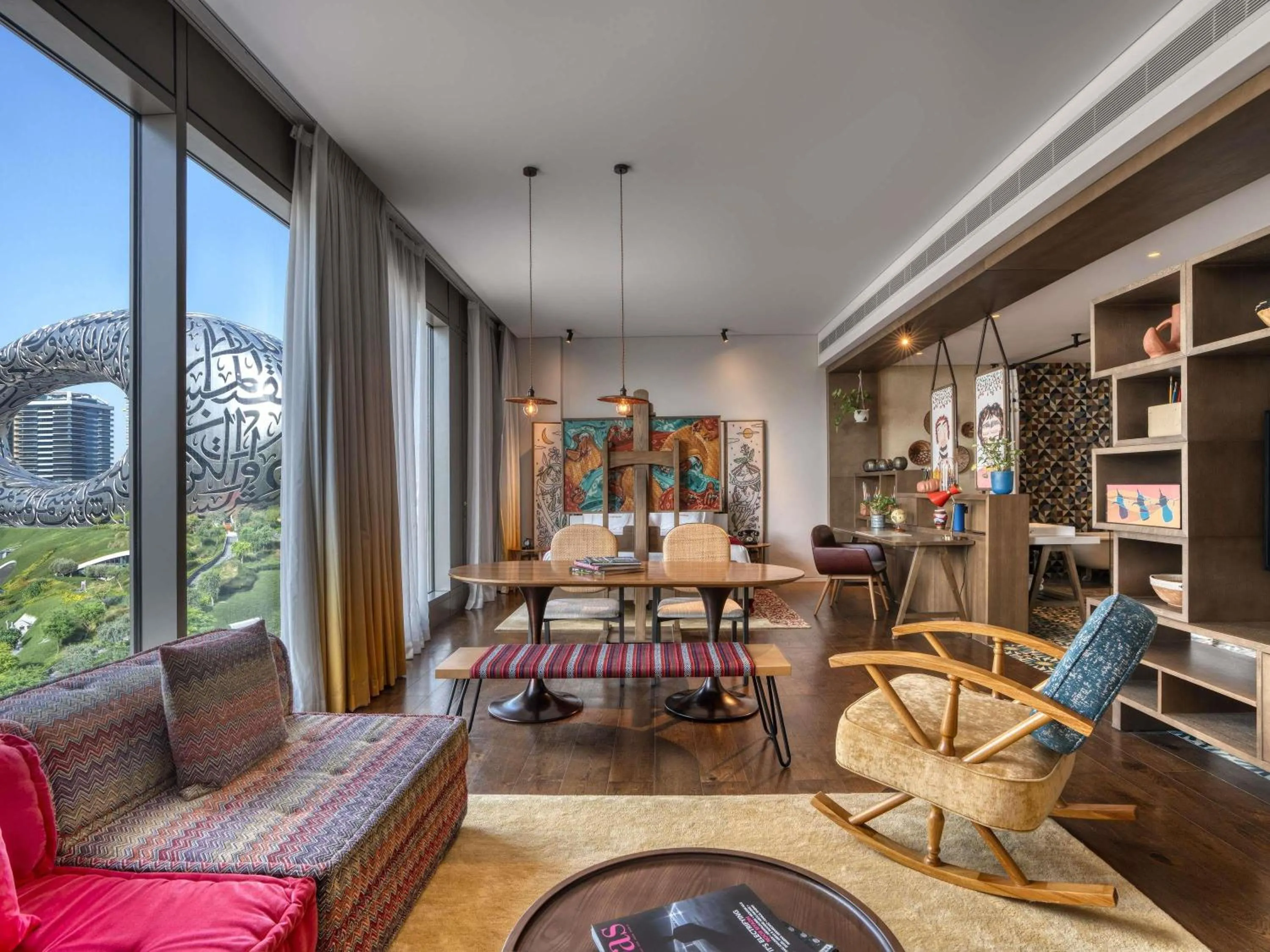 Bedroom in 25hours Hotel Dubai One Central