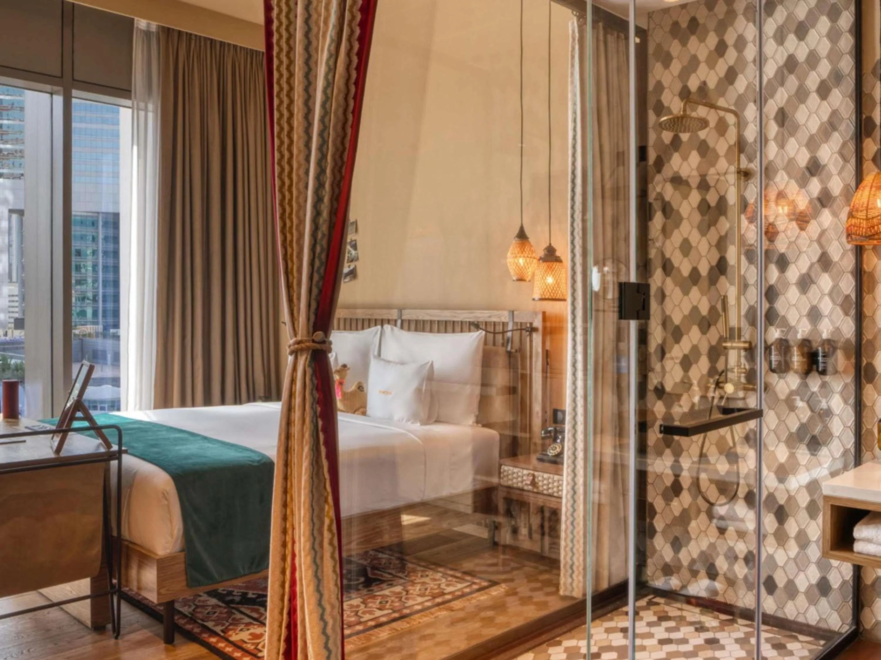 Bedroom, Bed in 25hours Hotel Dubai One Central