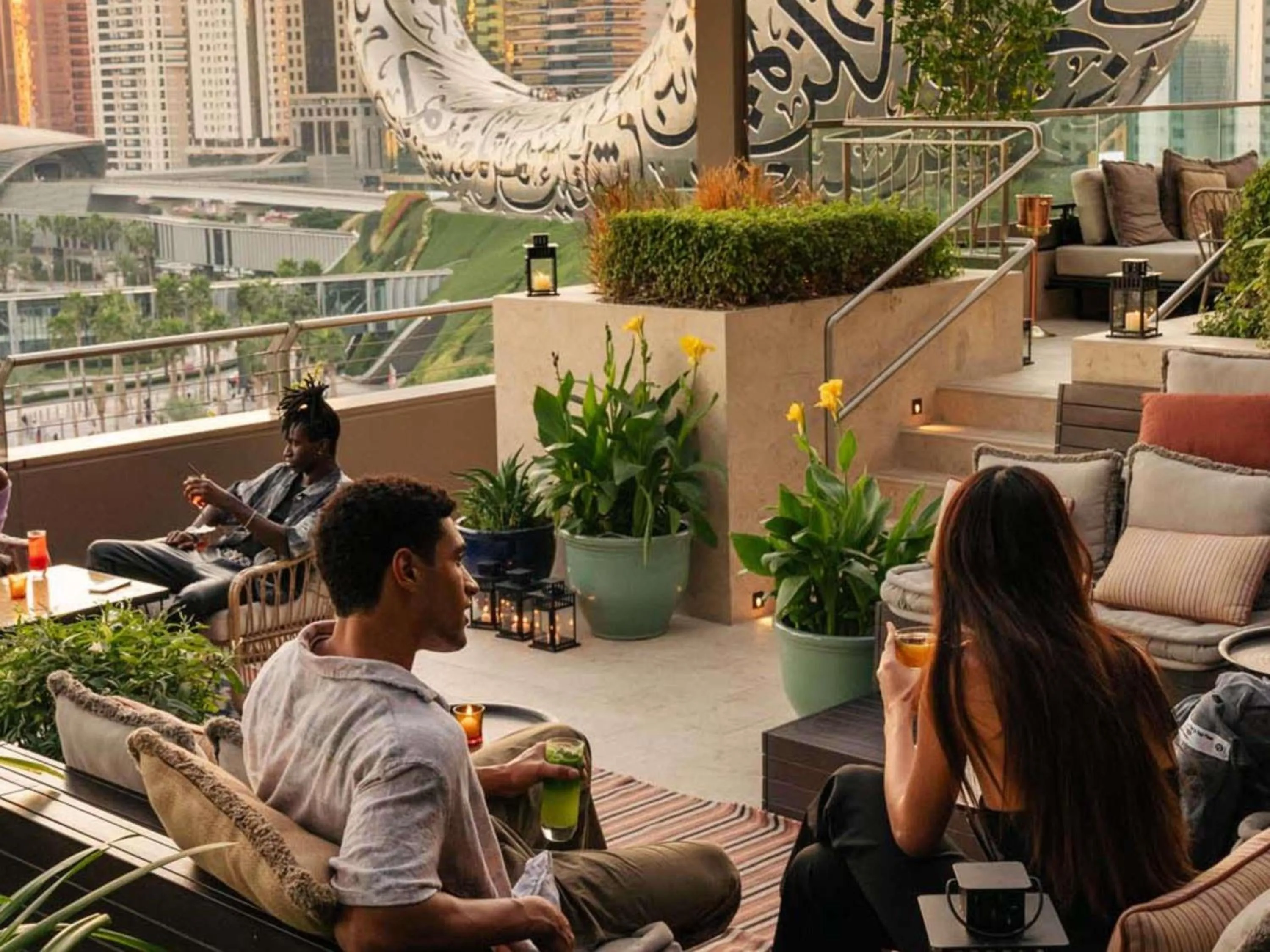 Lounge or bar in 25hours Hotel Dubai One Central