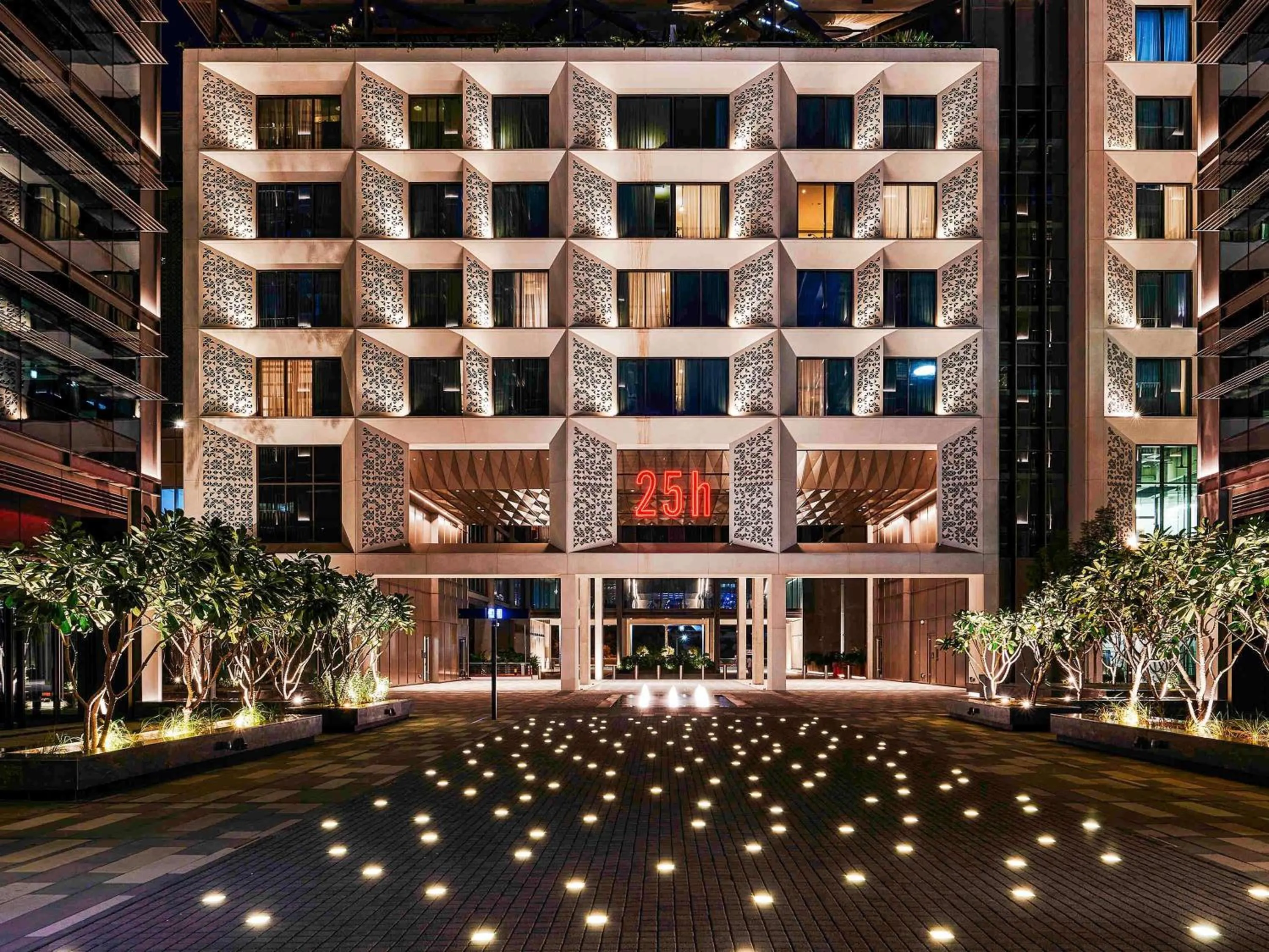 Property building in 25hours Hotel Dubai One Central