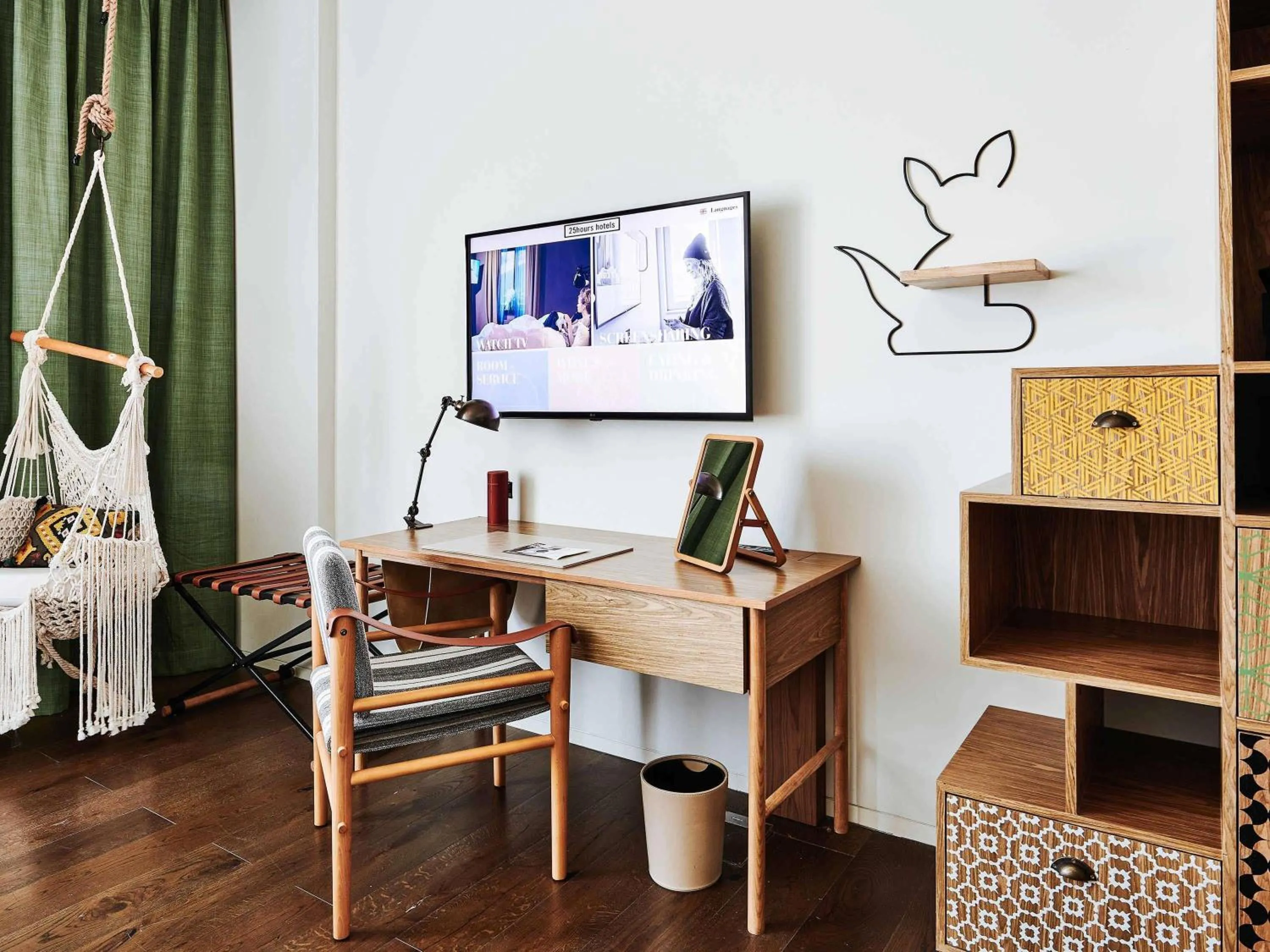 Bedroom in 25hours Hotel Dubai One Central