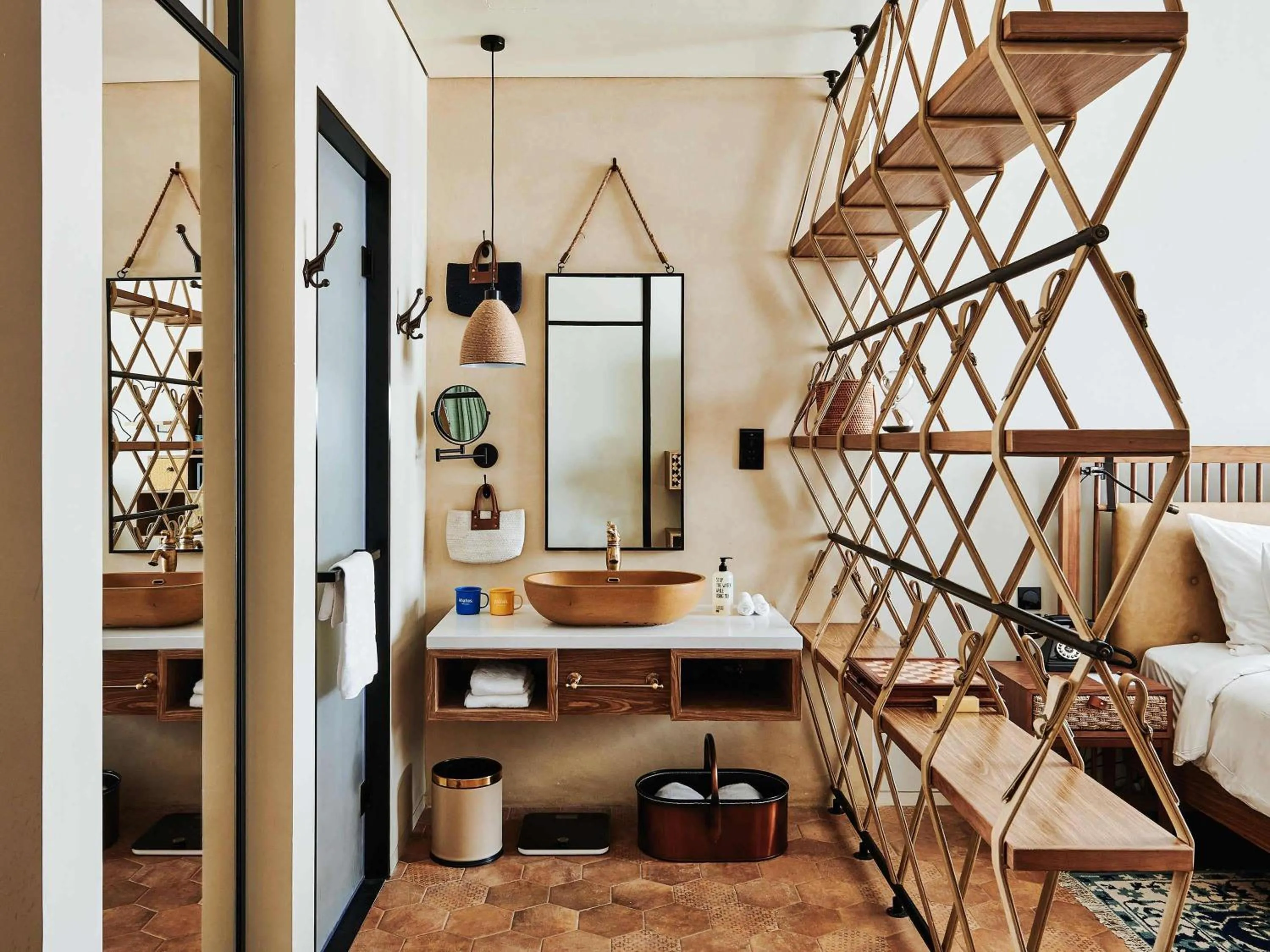 Bedroom in 25hours Hotel Dubai One Central