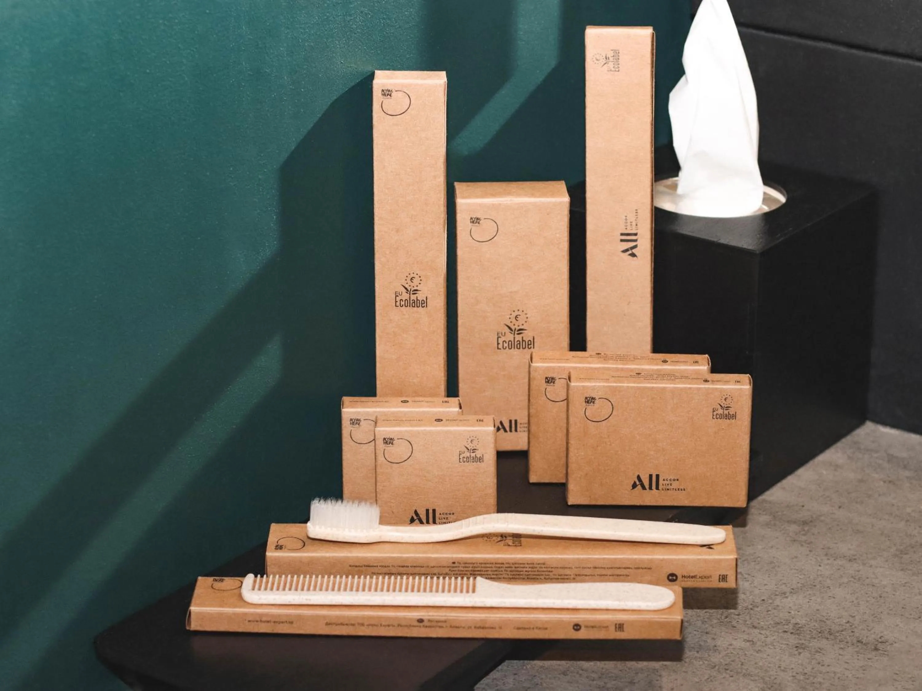 Bathroom in Novotel Living Almaty Jetisu