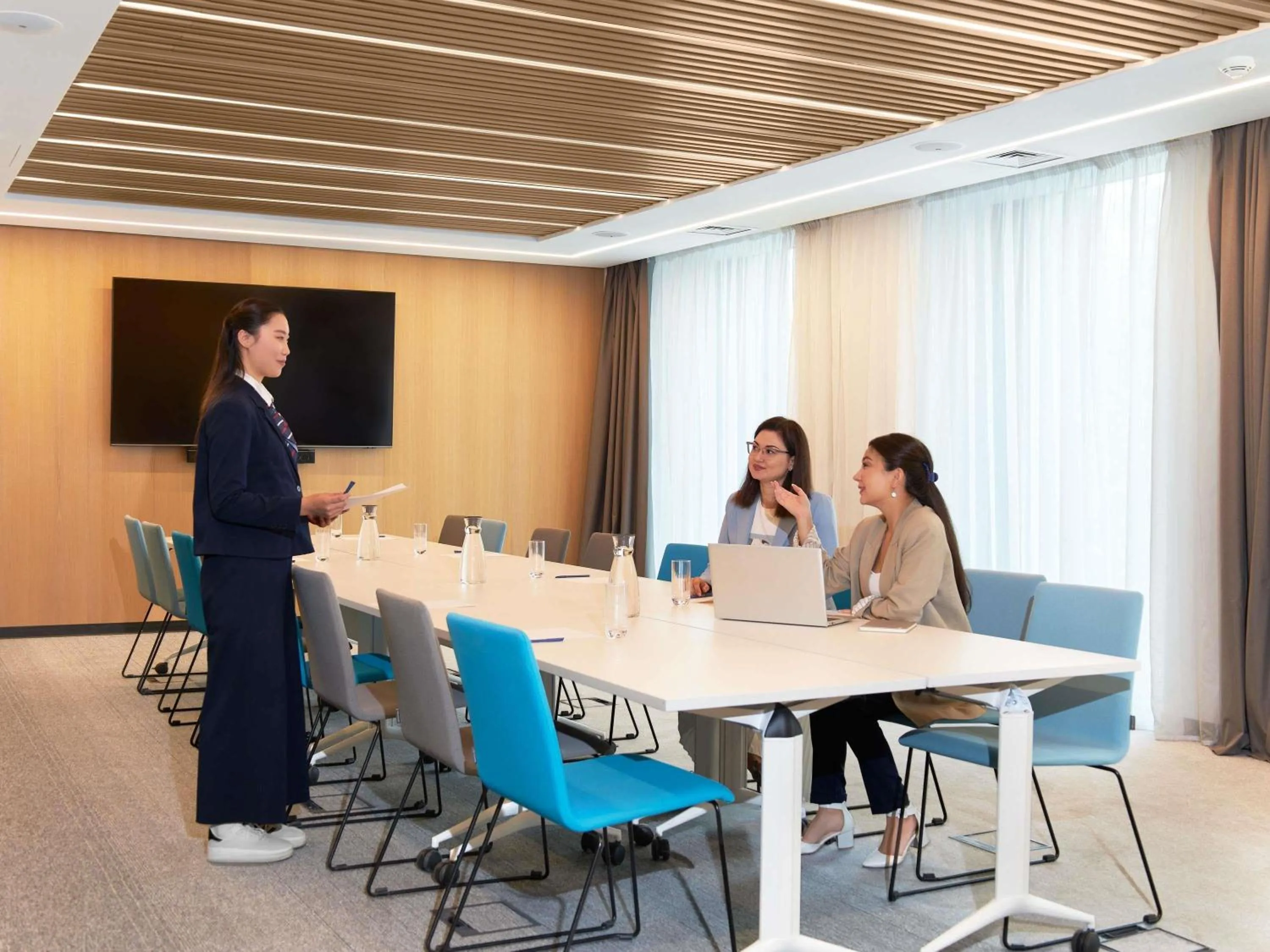 Meeting/conference room in Novotel Living Almaty Jetisu