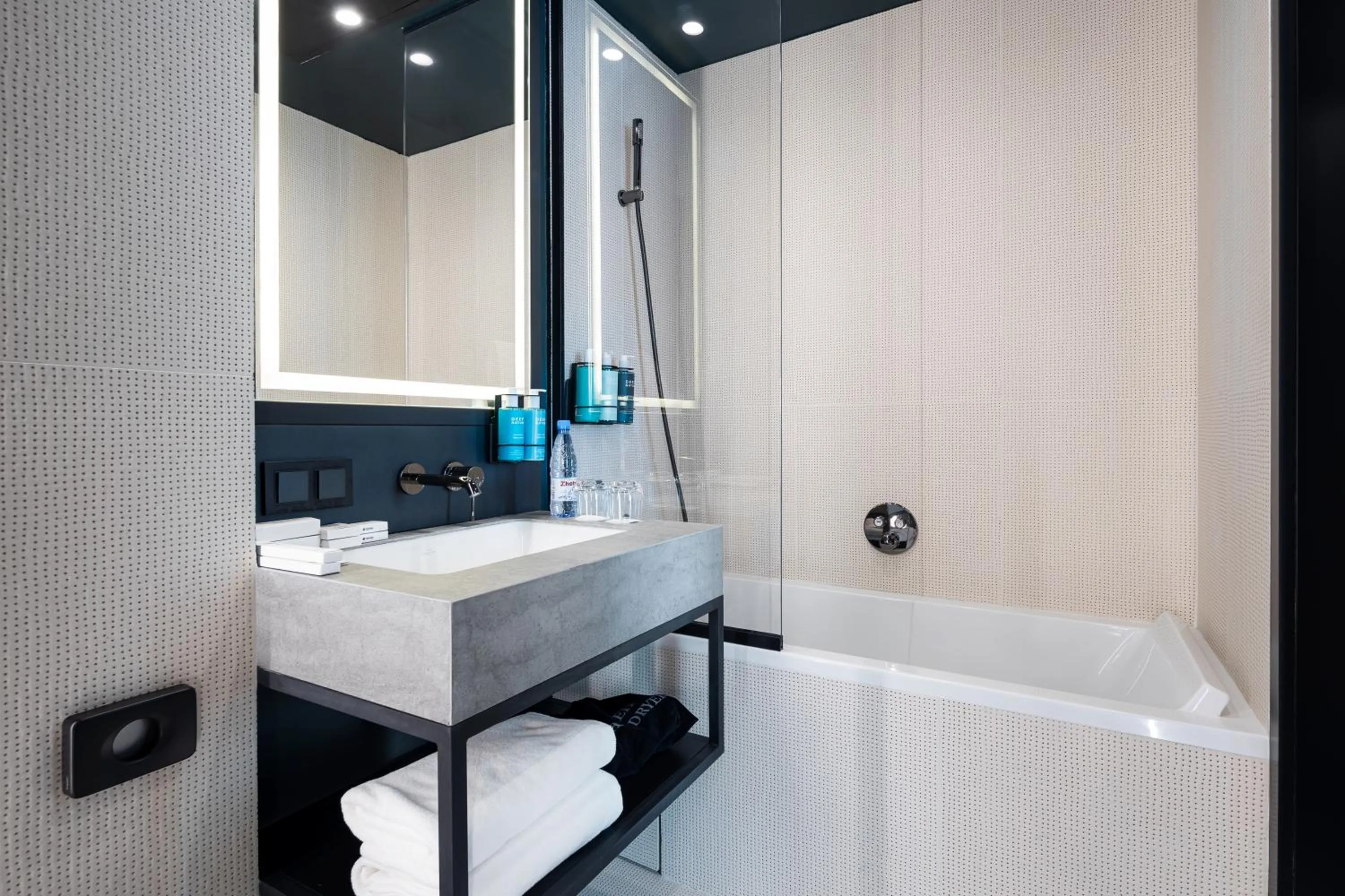 Bath in Novotel Living Almaty Jetisu