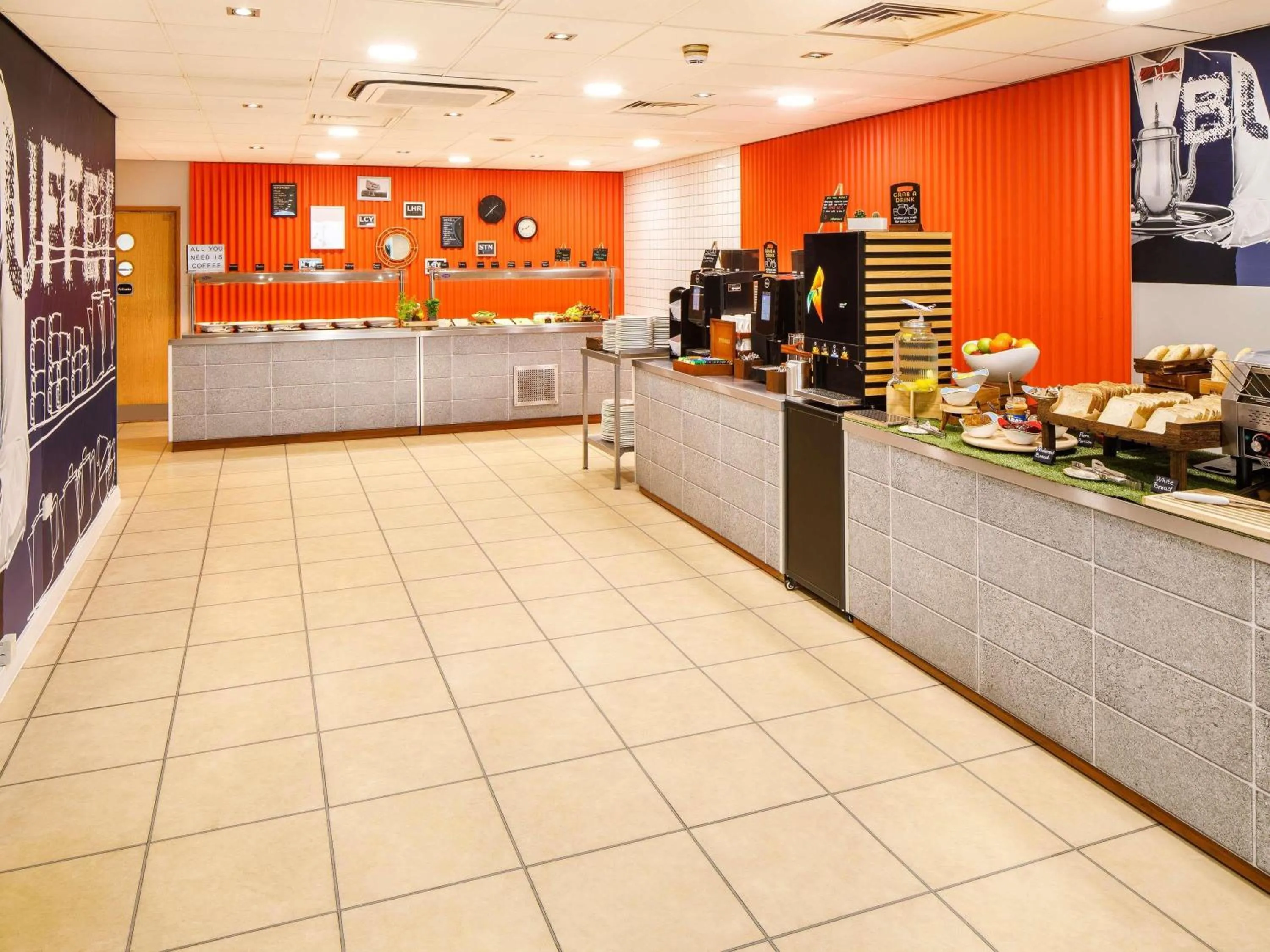 Breakfast in ibis budget London Heathrow Central