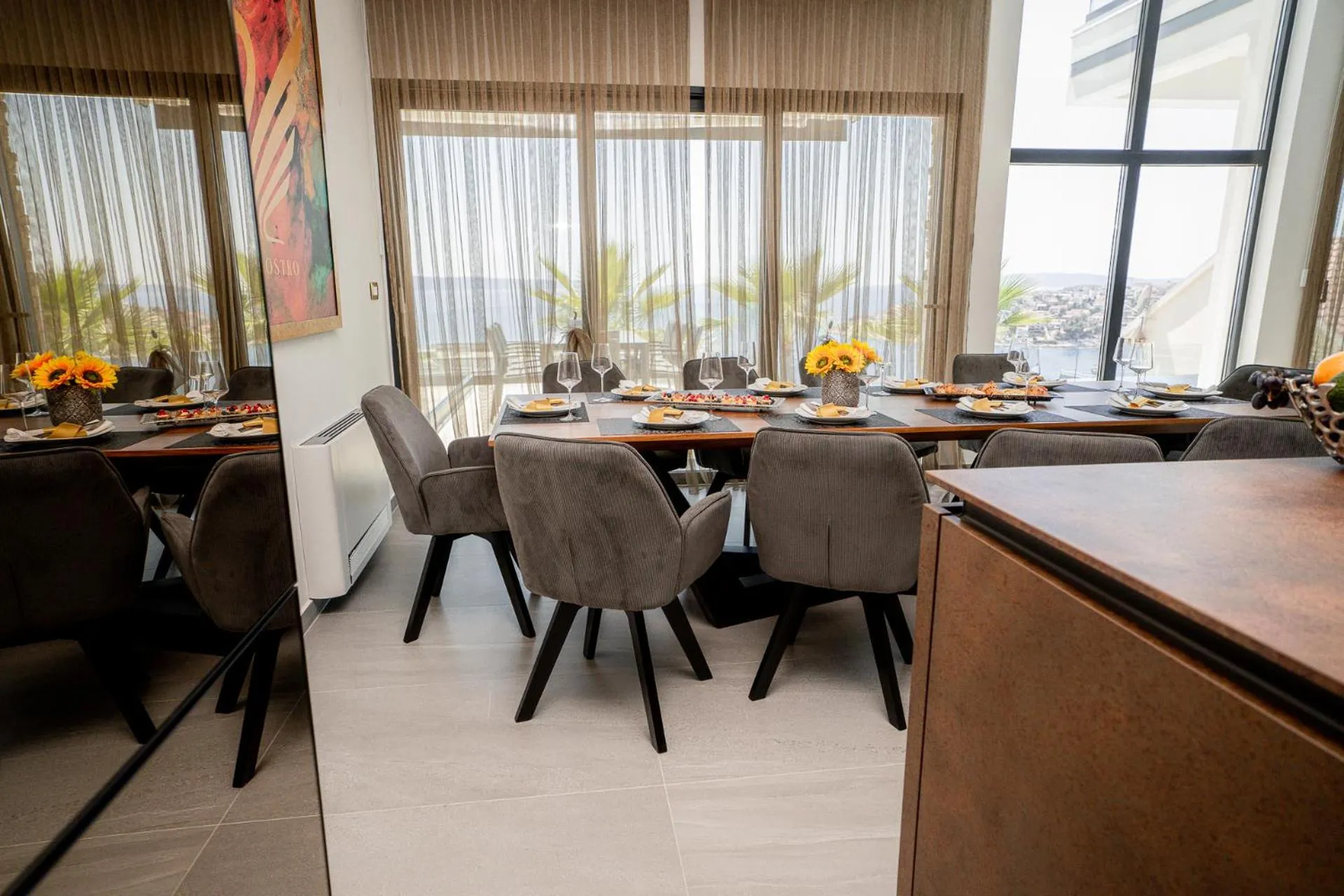 Dining area in Villas-Kroatien