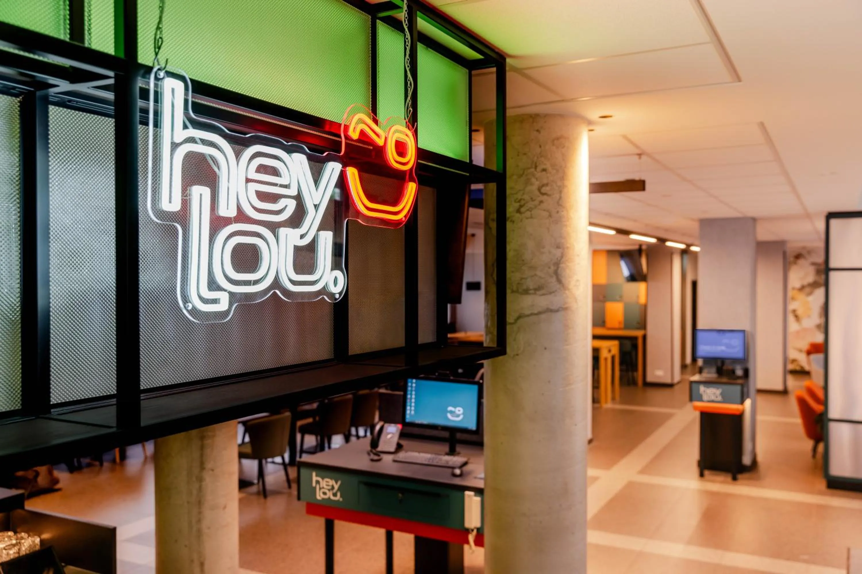 Lobby or reception in Hey Lou Hotel Karlsruhe Messe